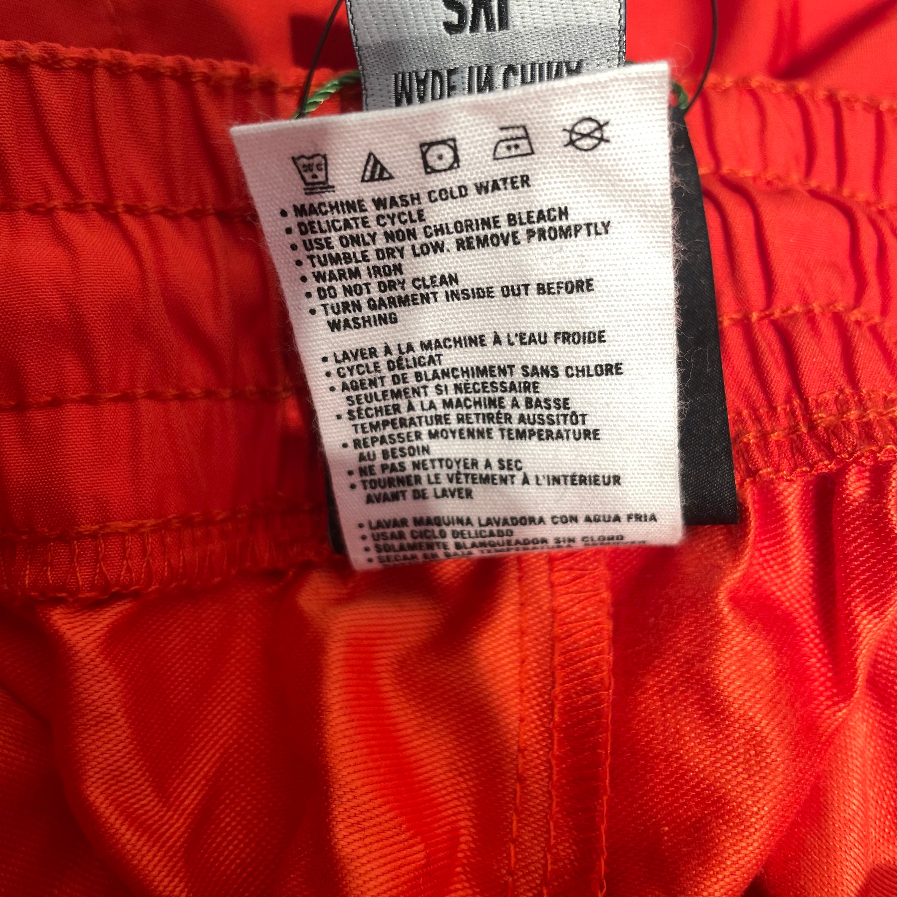 ERIC EMANUEL/Shorts/XXL/Polyester/ORN/EE NEON YELLOW ATHLETIC SHORTS view 4