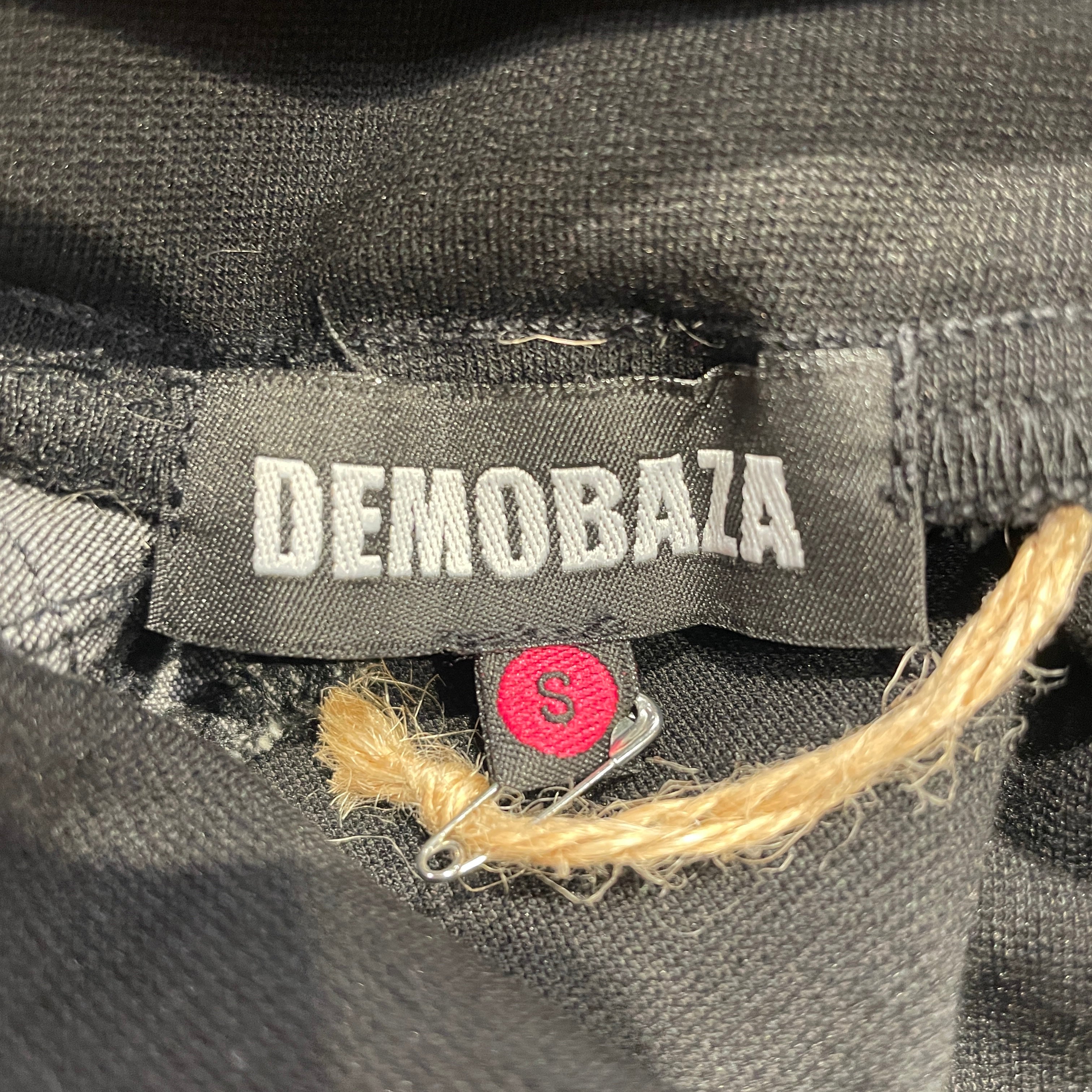 DEMOBAZA/Skinny Pants/S/Cotton/BLK/ view 3