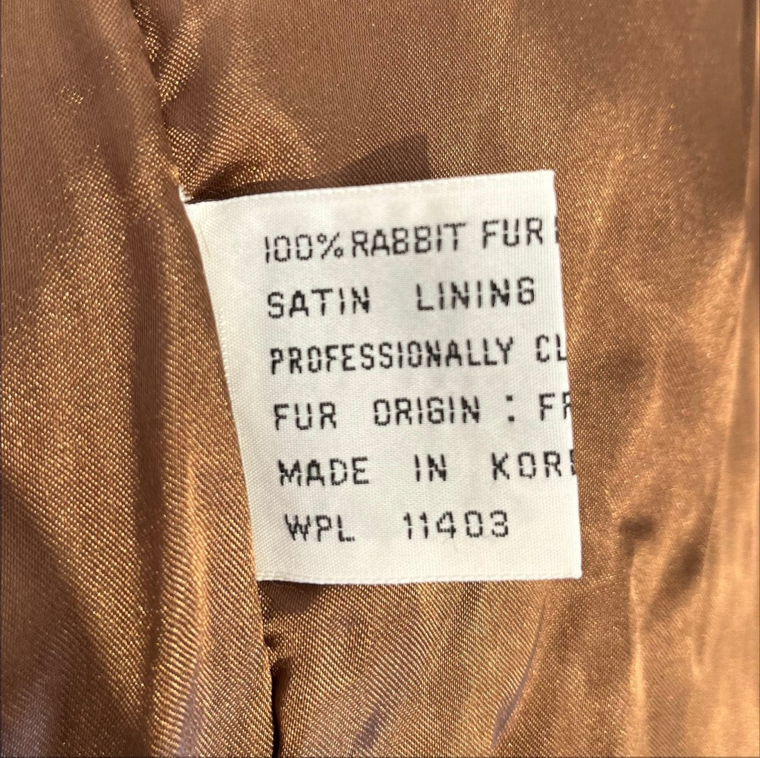 Half Moon/Coat/M/Fur/BRW/Half Moon Rabbit fur jacket view 4