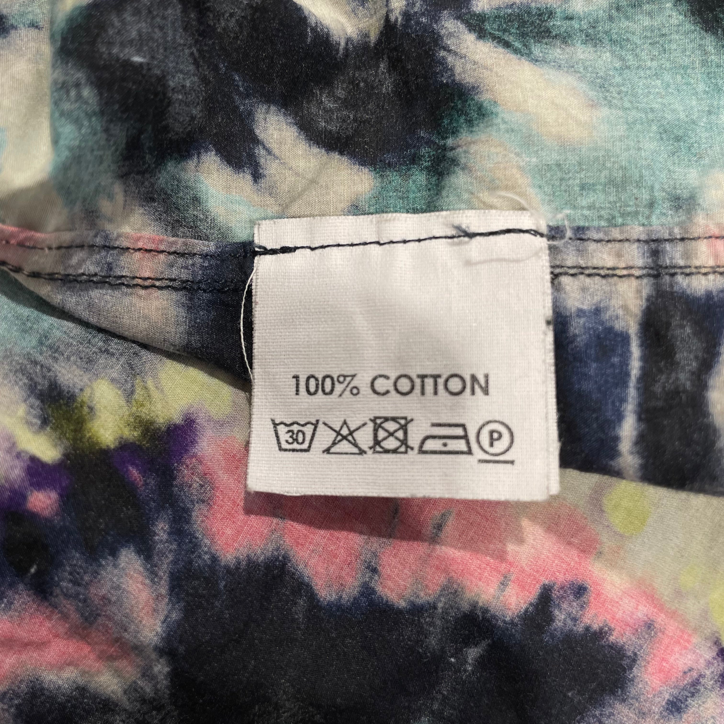 DRIES VAN NOTEN/LS Shirt/50/Cotton/MLT/All Over Print/TIE DYE view 3