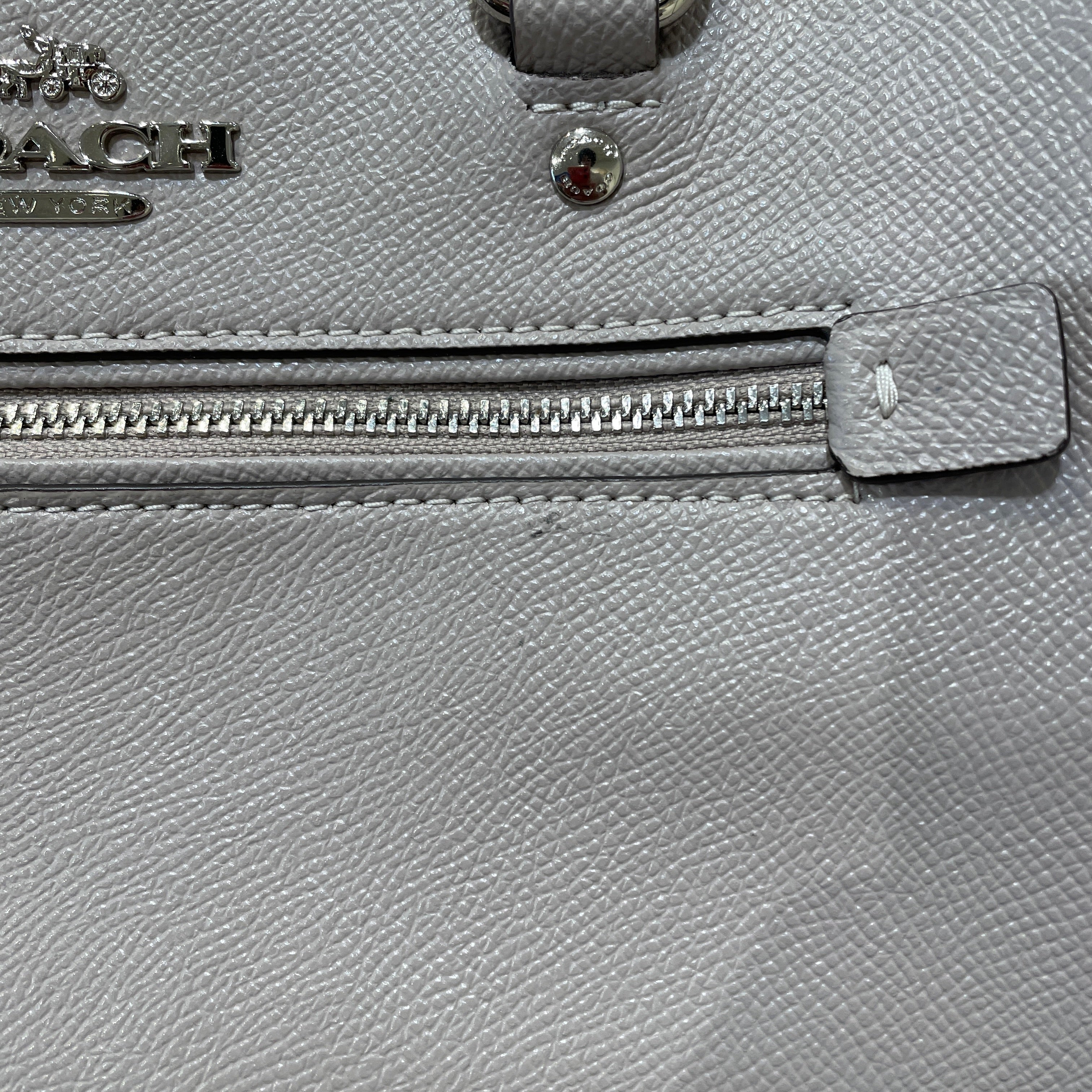 COACH/Cross Body Bag/Leather/GRY/ view 5