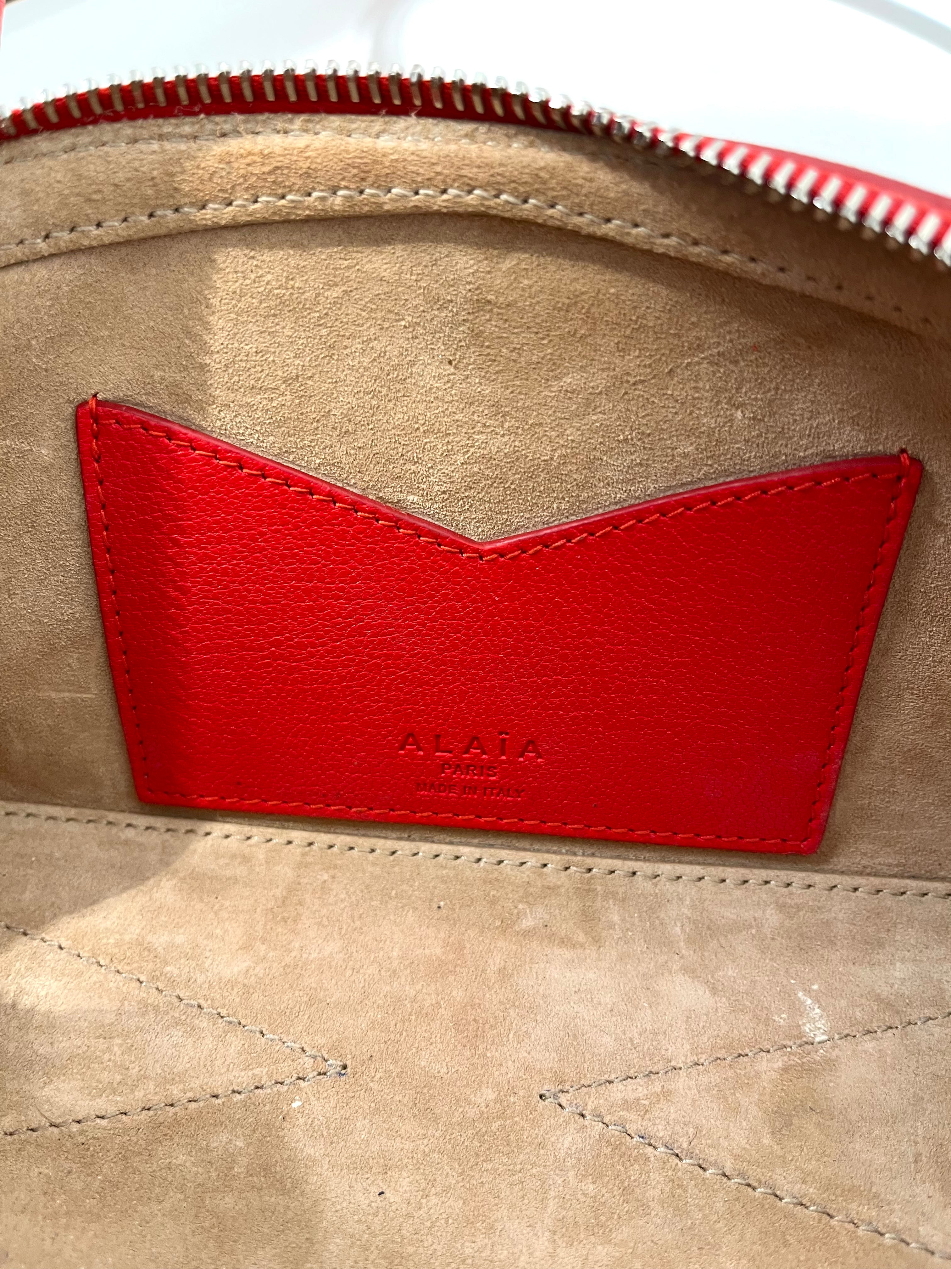ALAIA/Bag/Leather/RED/LE TECKEL view 5