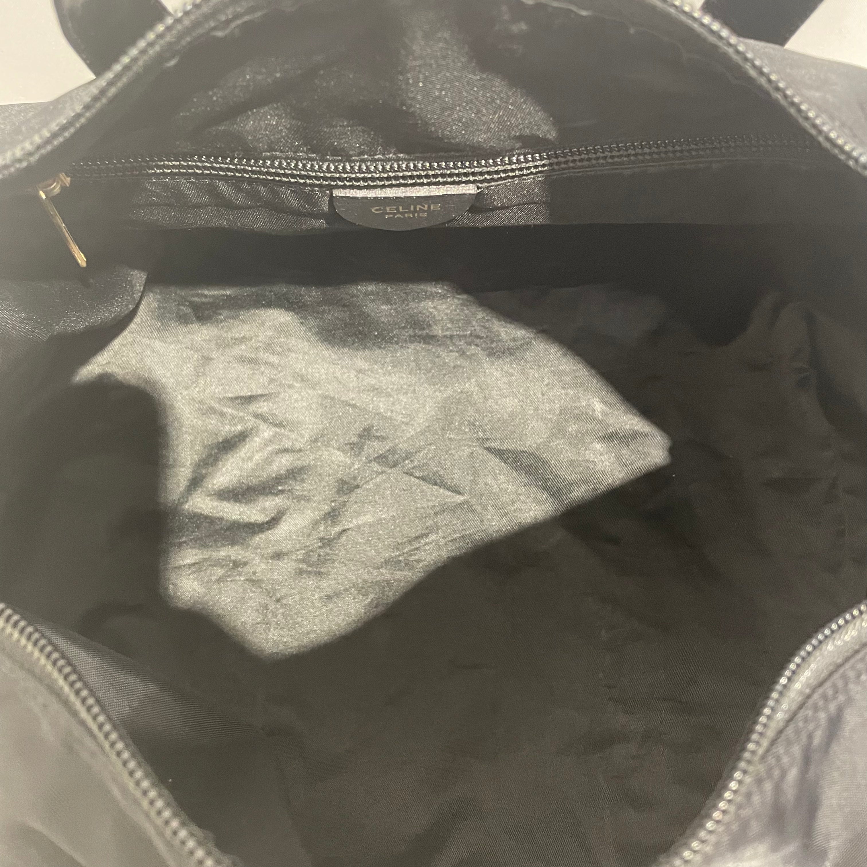 CELINE/Bag/Nylon/BLK/DUFFLE / GOLD RING view 4