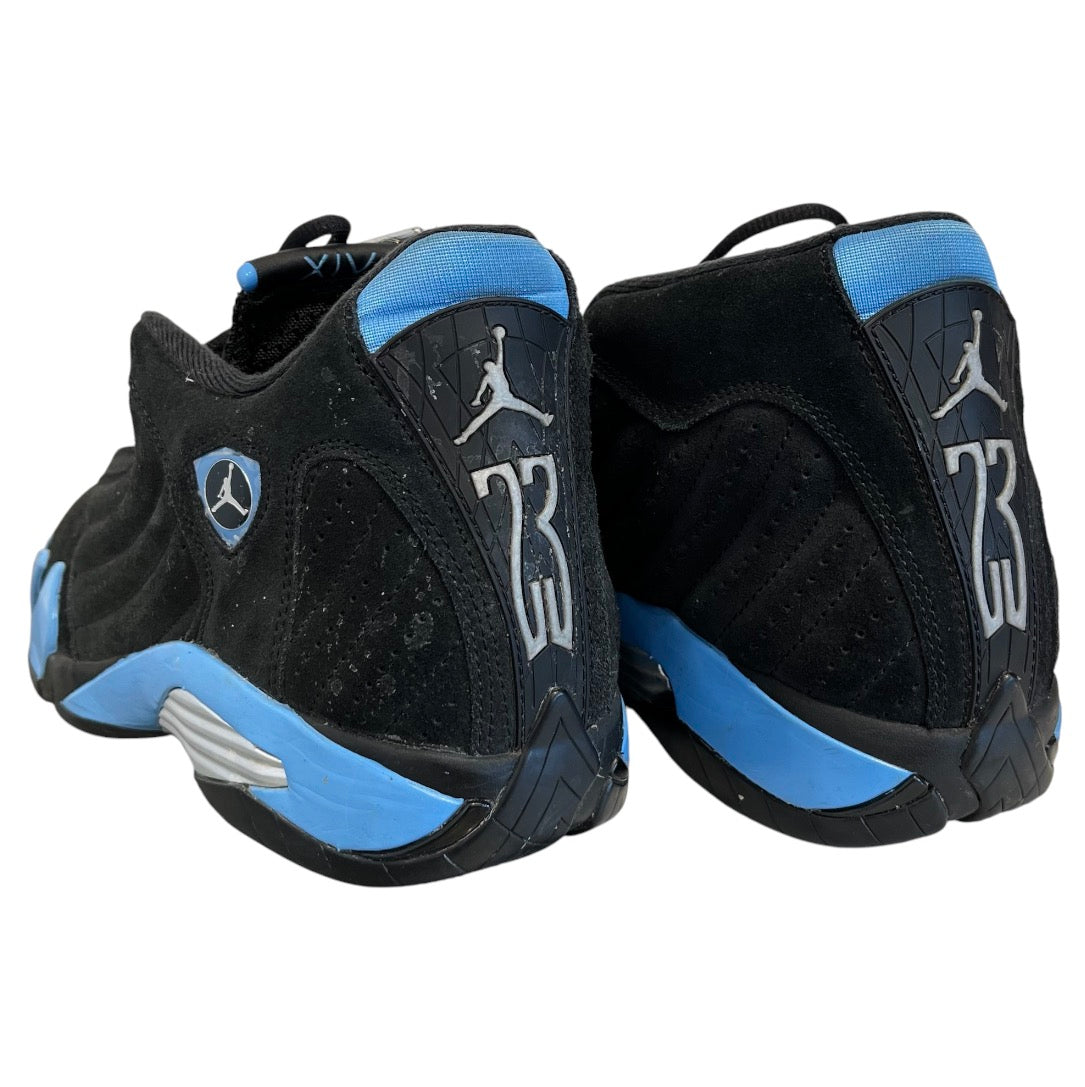 JORDAN BRAND/Hi-Sneakers/US 9.5/BLK/jordan 14 retro blk/blu view 2