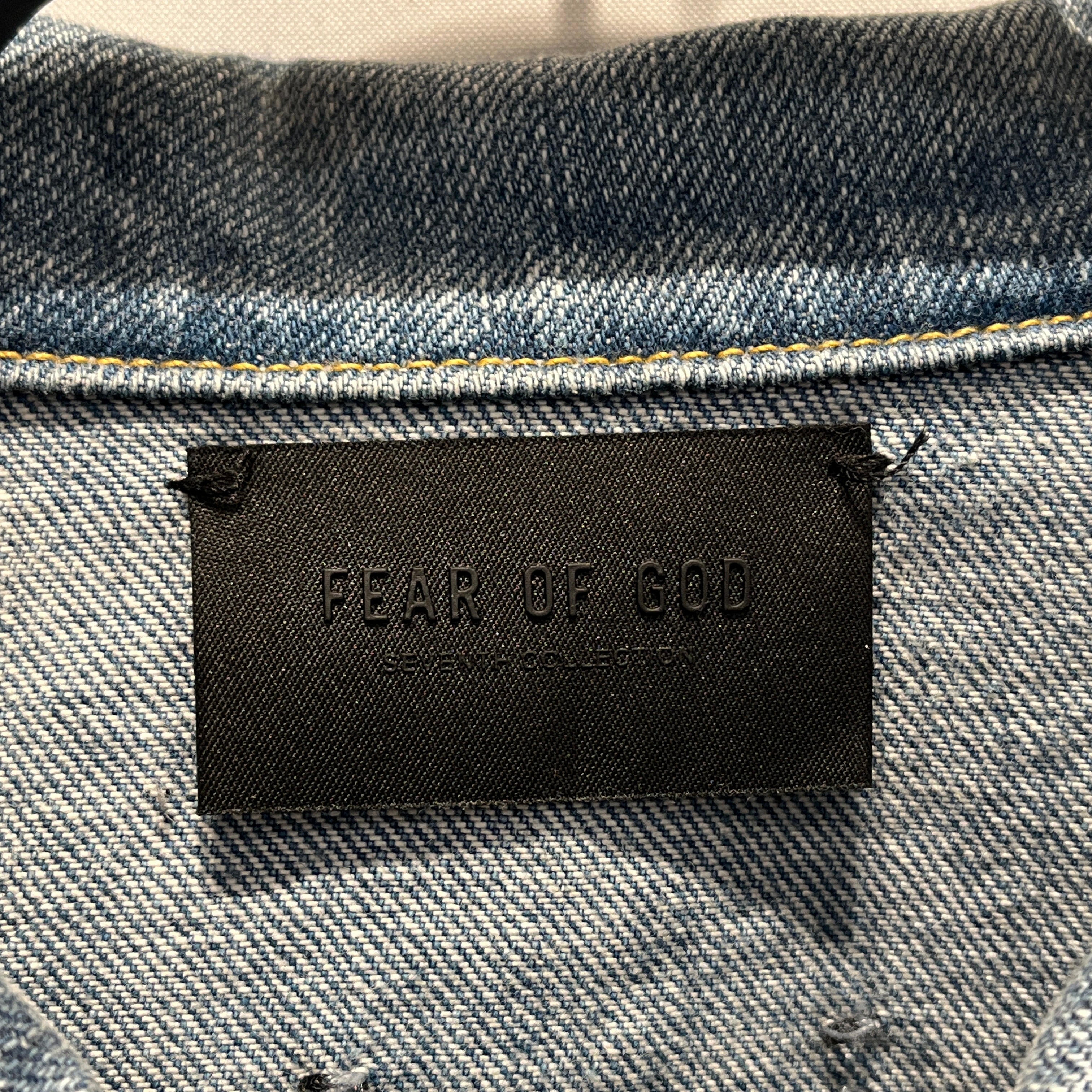 FEAR OF GOD/Denim Jkt/XS/Denim/BLU/TRUCKER JACKET 7TH COLLECTION view 3