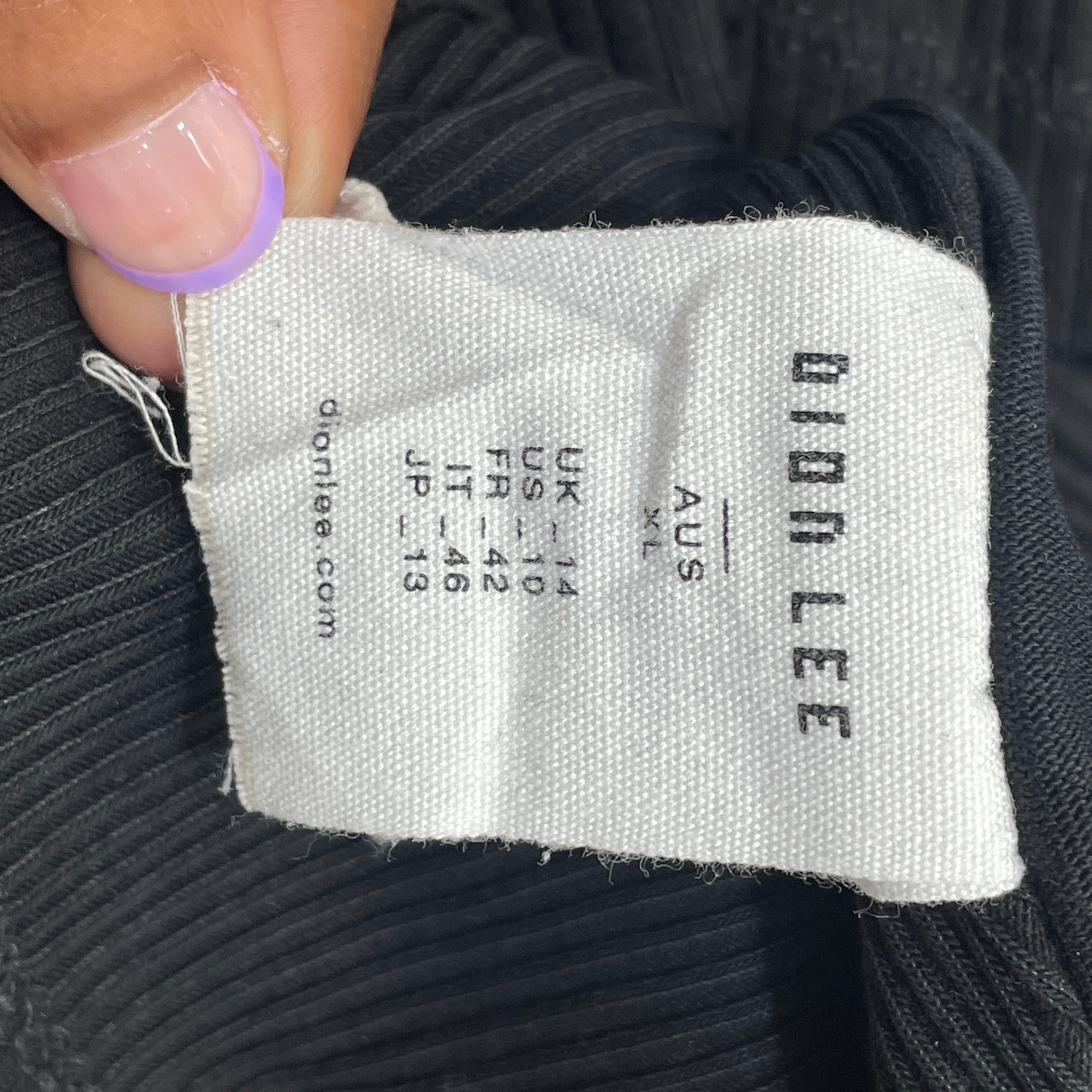 DION LEE/Blouse/XL/Cotton/BLK/CORSET-PANEL SHIRT view 4