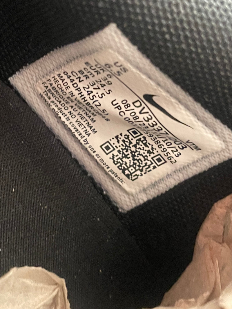 NIKE/Low-Sneakers/US 6.5/Nylon/BLK/DV337-003