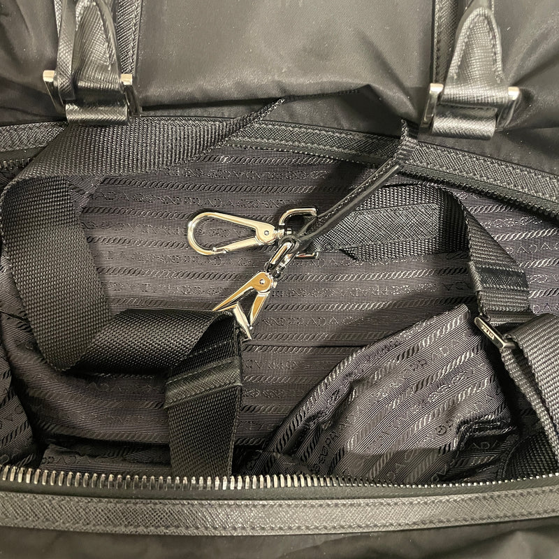 PRADA/Bag/Nylon/BLK/duffle bag