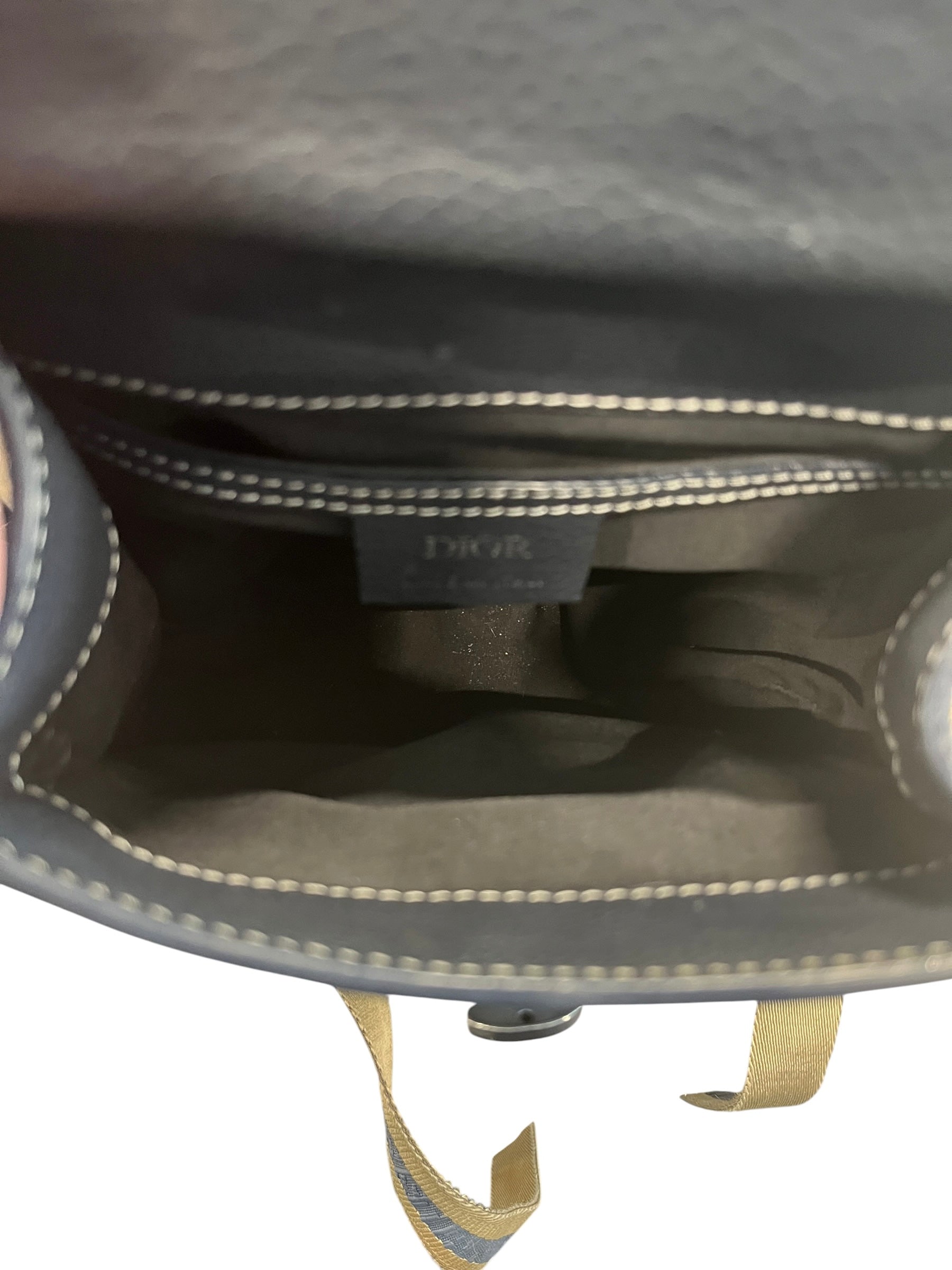 Christian Dior/Backpack/Leather/GRY/MINI DIOR BACKPACK view 4