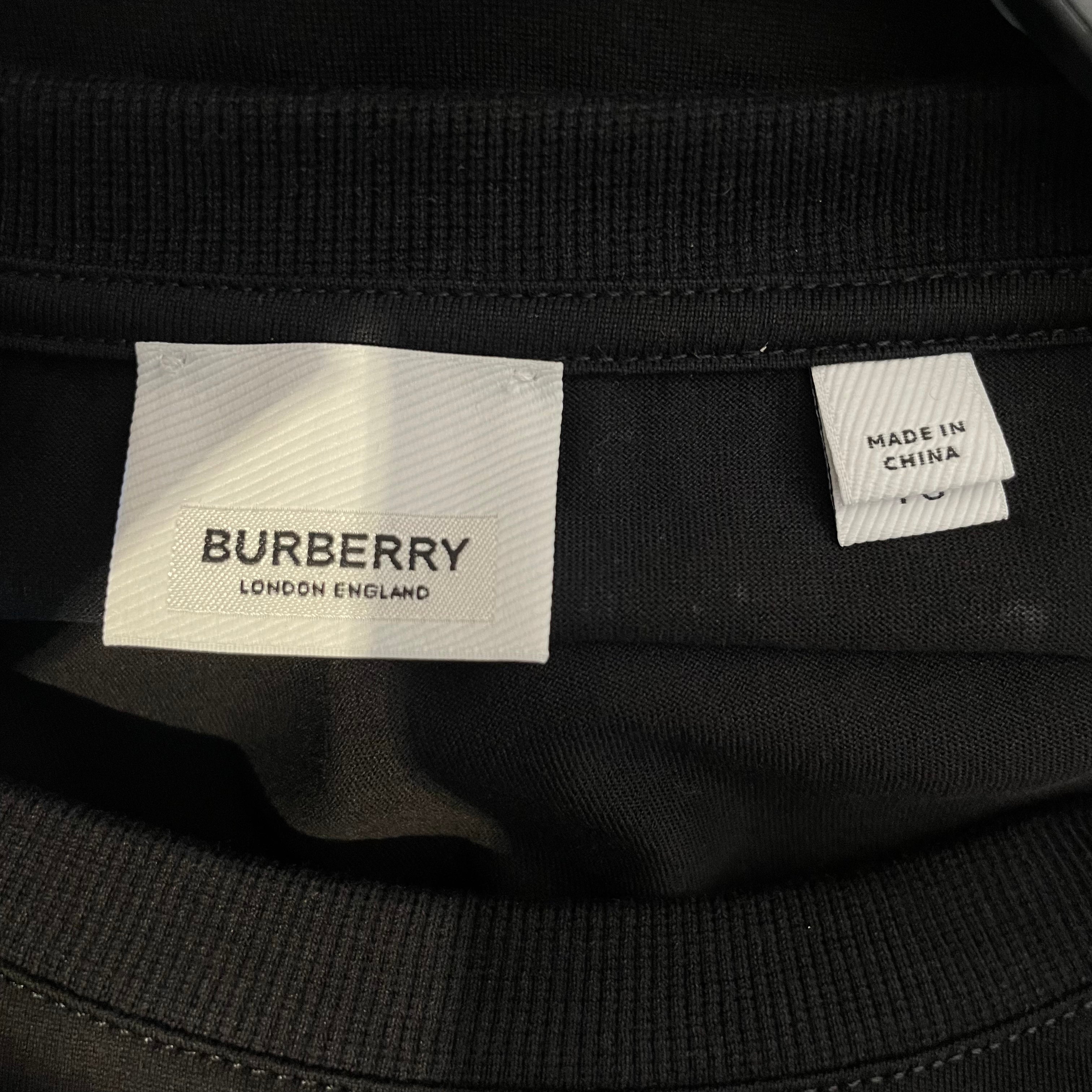 BURBERRY LONDON/T-Shirt/XL/Cotton/BLK/Burberry Monogram Logo Shirt view 3