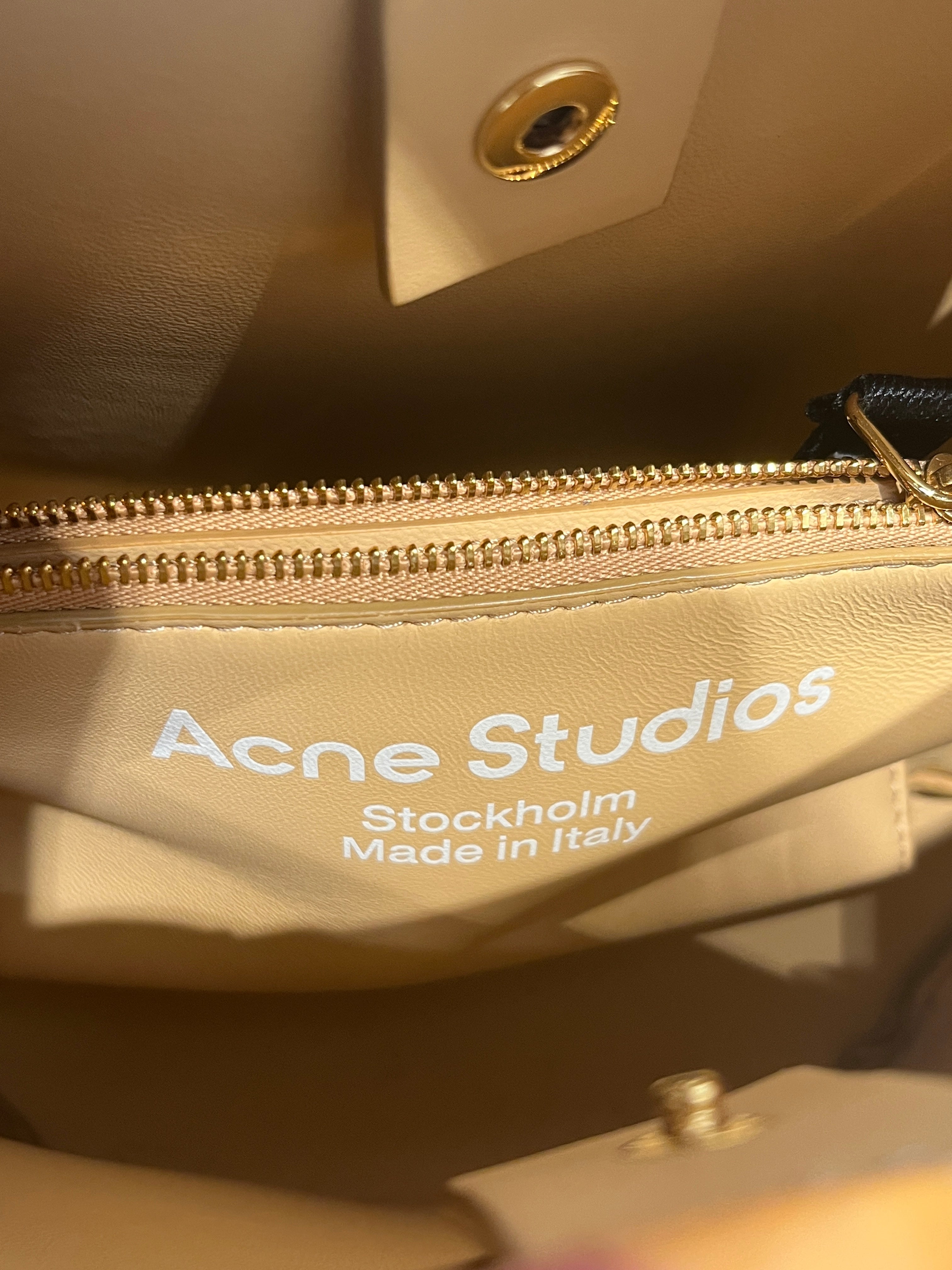 Acne Studios/Tote Bag/Leather/BEG/KNOTSONSIDES view 4