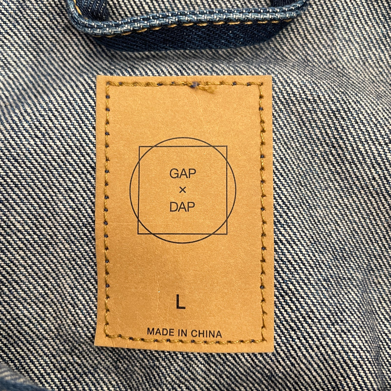 GAP/Denim Jkt/L/Denim/NVY/All Over Print/DAPPER DAN