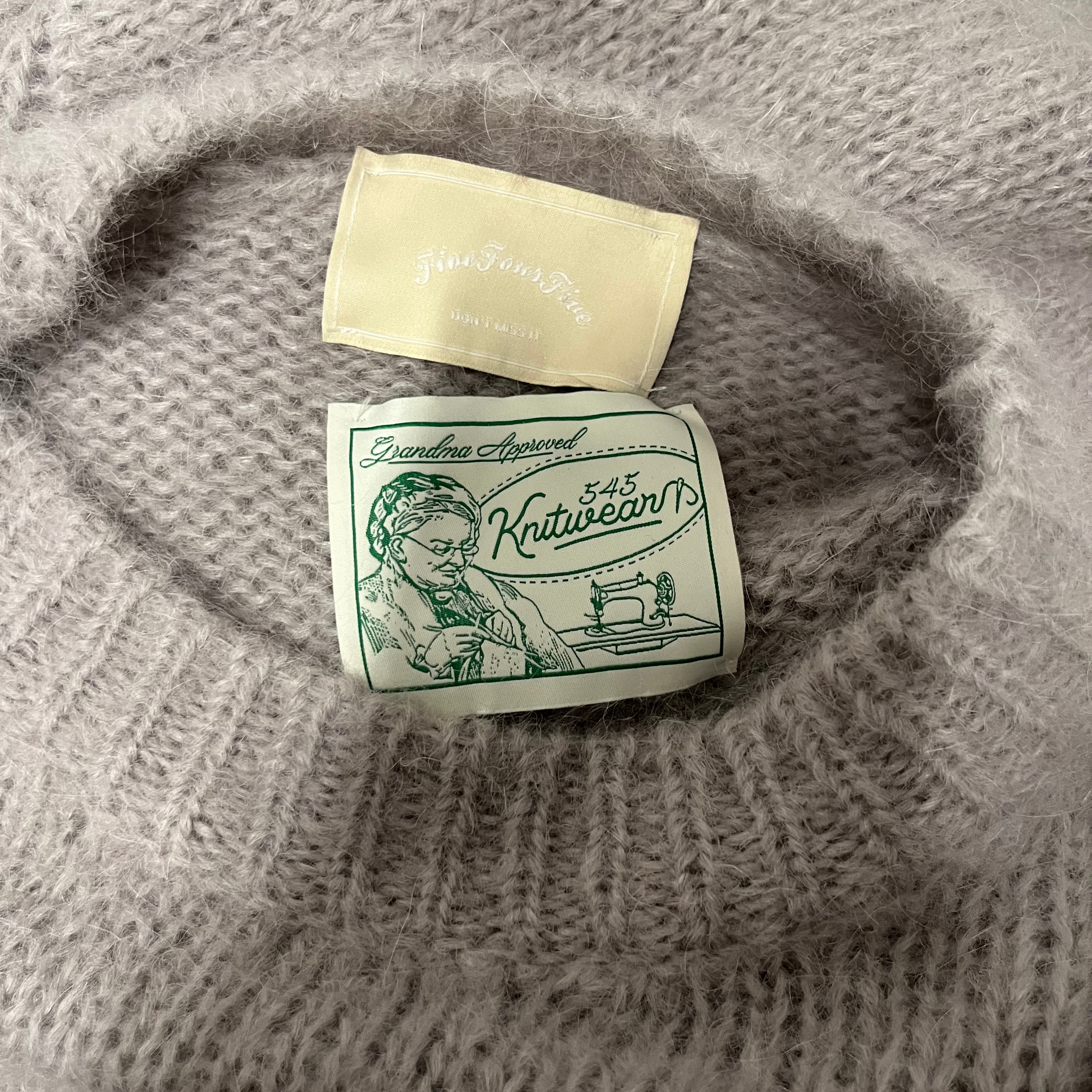 FIVE FOUR/Sweater/L/Wool/SLV/ view 3