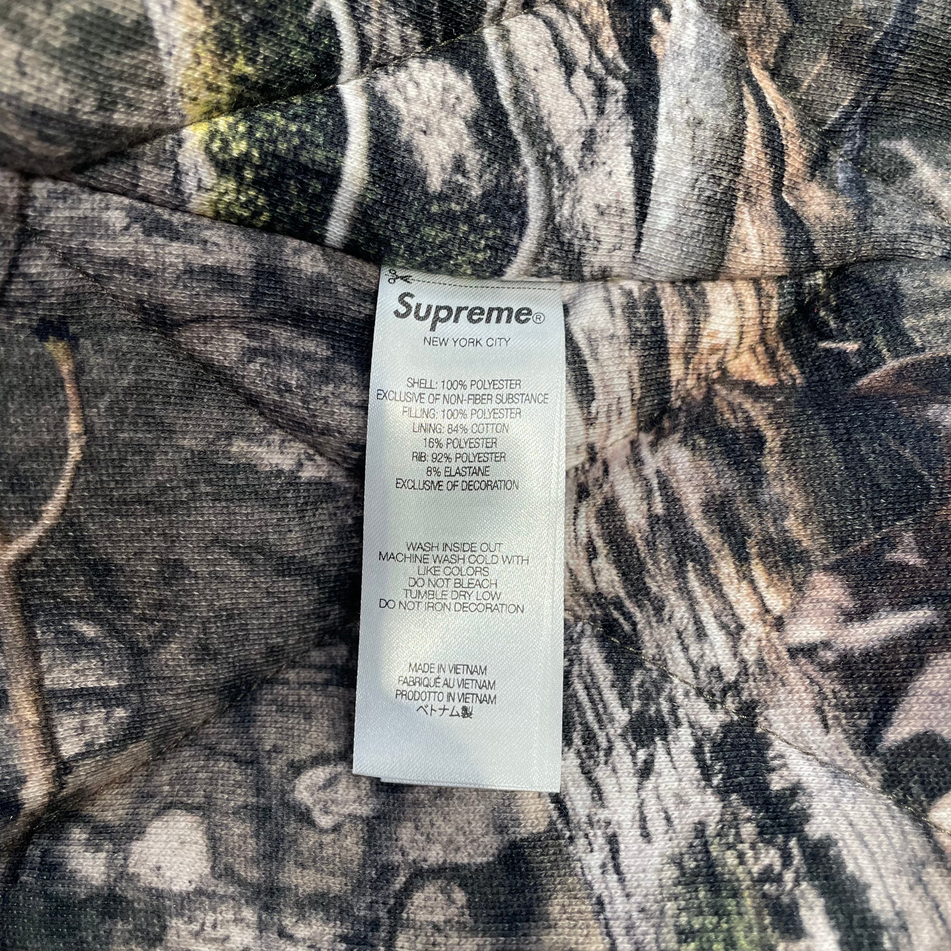 Supreme/MOSSY OAK/Puffer Jkt/XL/Nylon/BLK/Camouflage/CAMO LINED PUFFER view 4