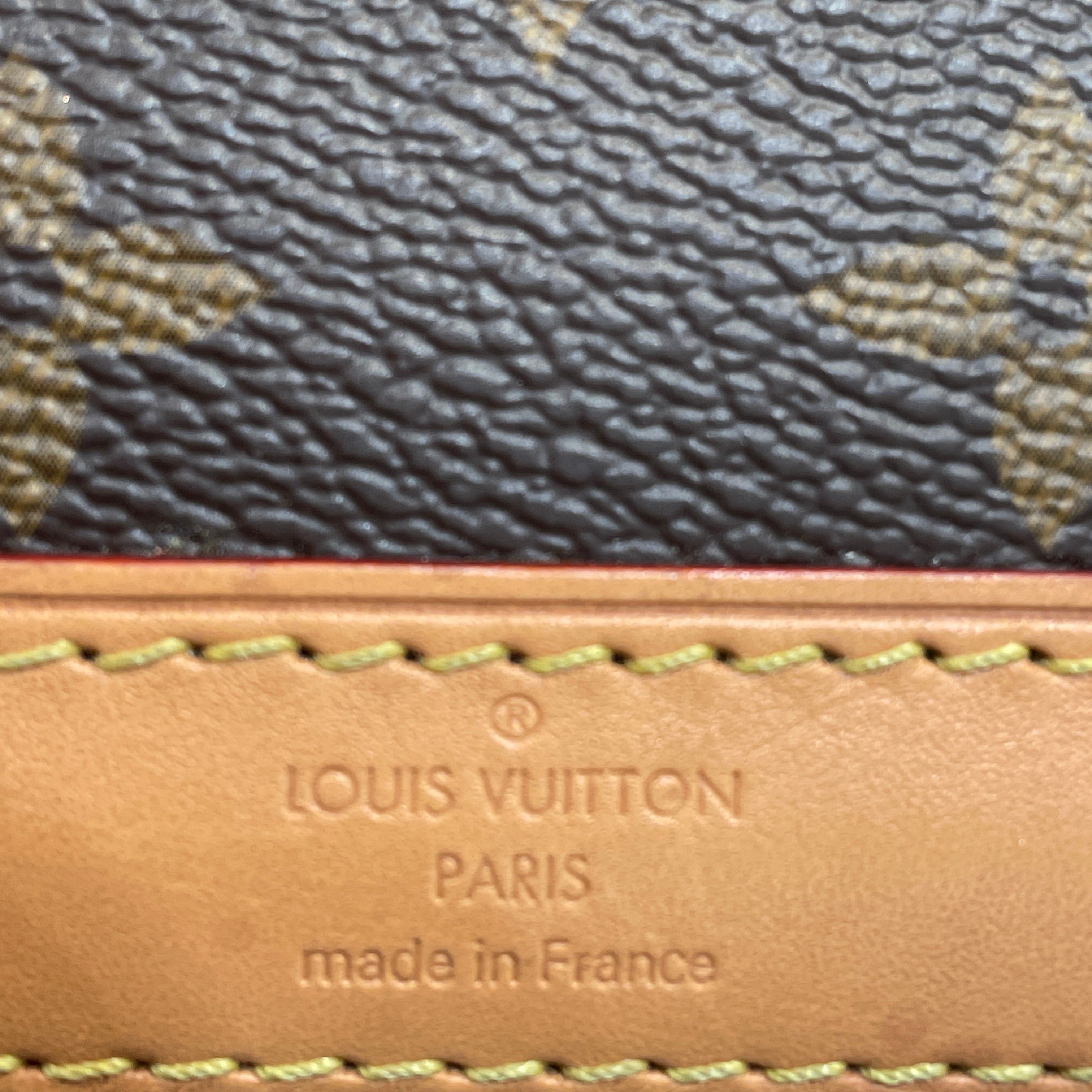 LOUIS VUITTON/Cross Body Bag/Monogram/Leather/BRW/NANO ALMA view 7
