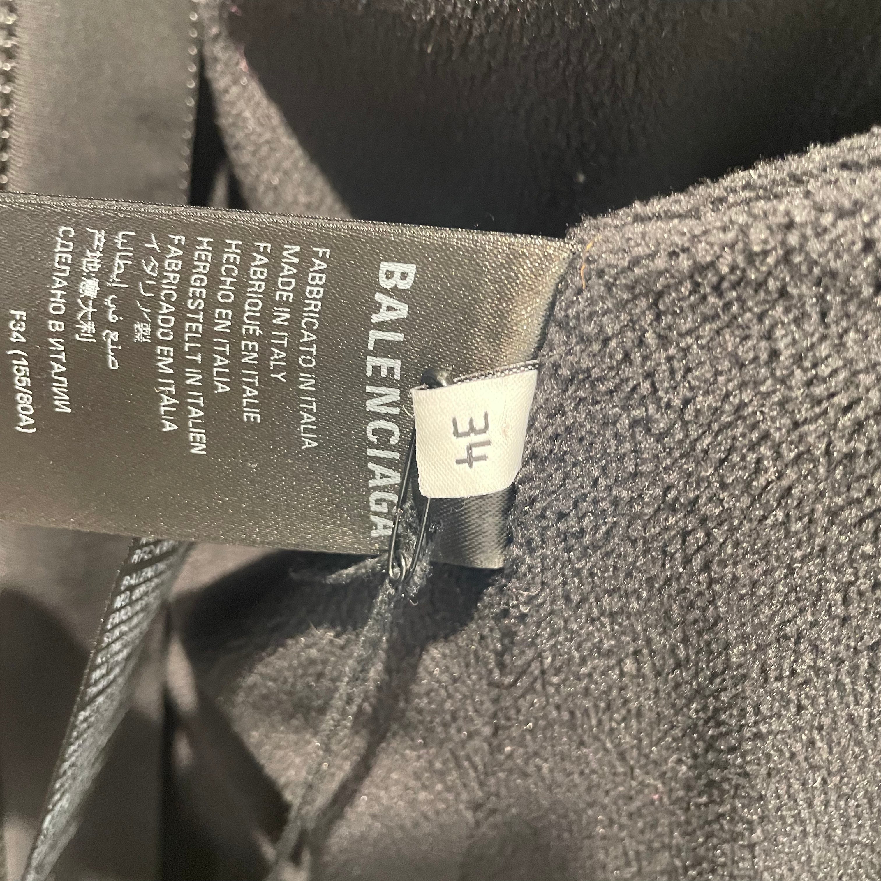 BALENCIAGA/Jumpsuits/34/Nylon/BLK/FUR HOOD SKIWEAR view 5