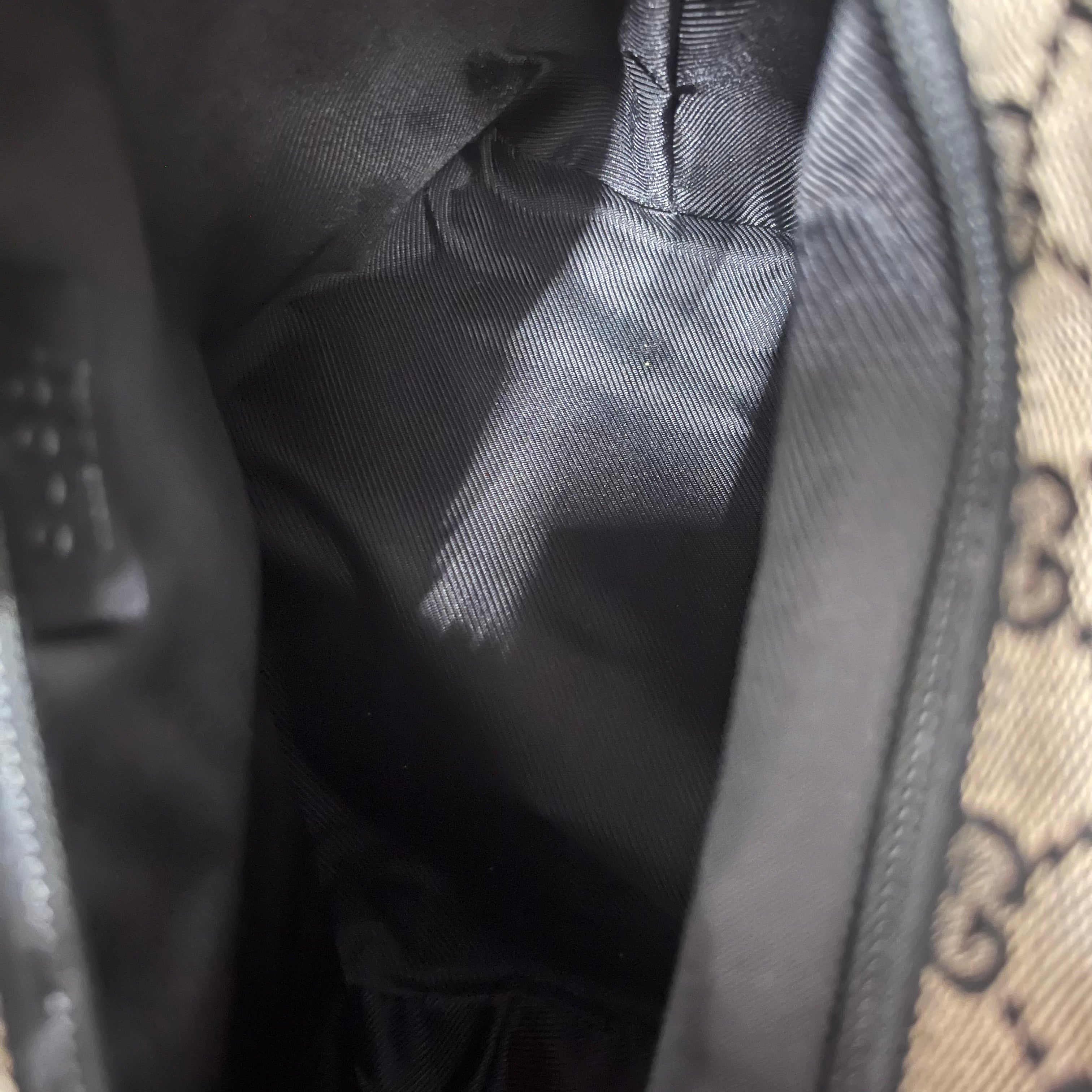 GUCCI/Hand Bag/Monogram/Cotton/BEG/top handle bag view 5