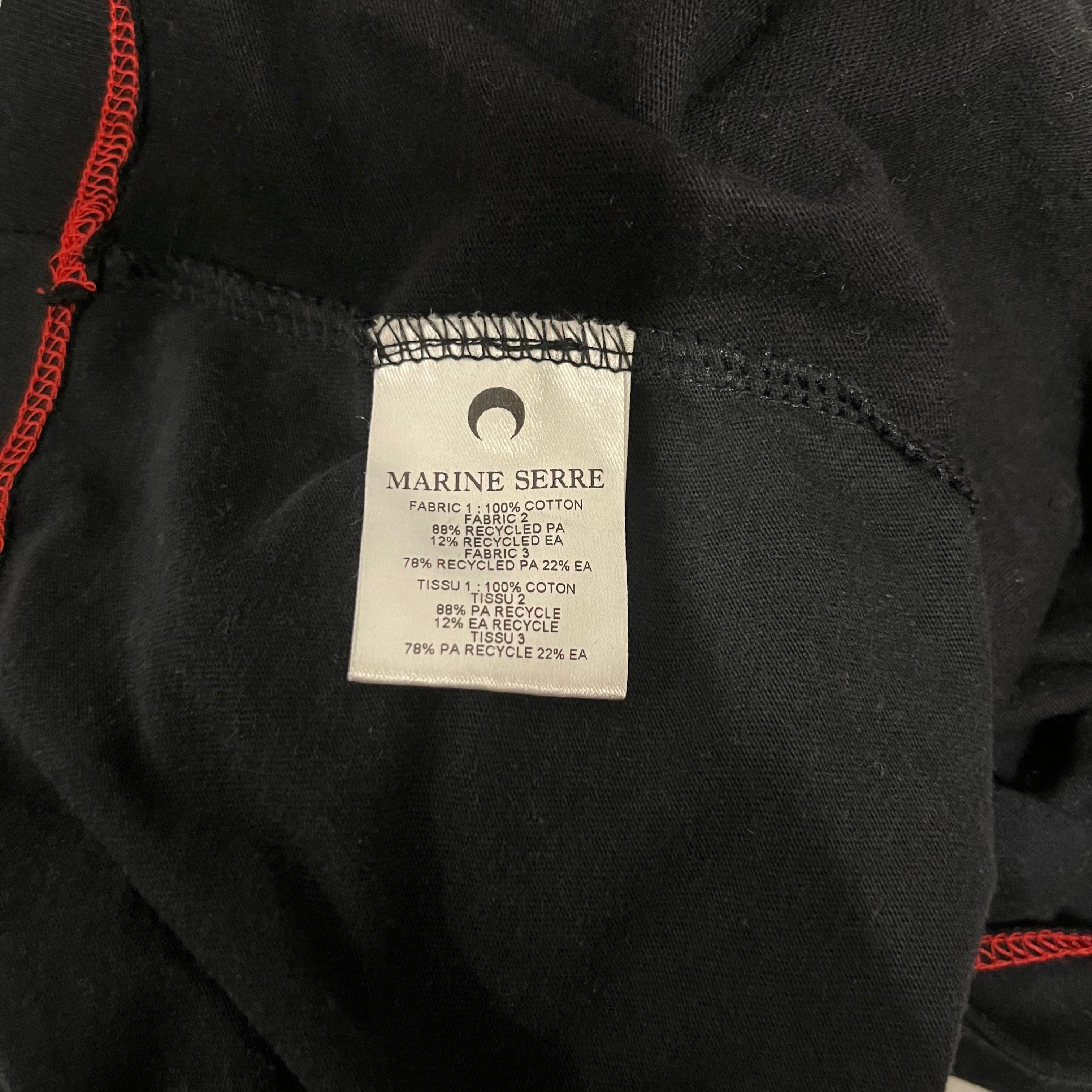 MARINE SERRE/T-Shirt/L/Cotton/BLK/star wars regen view 4