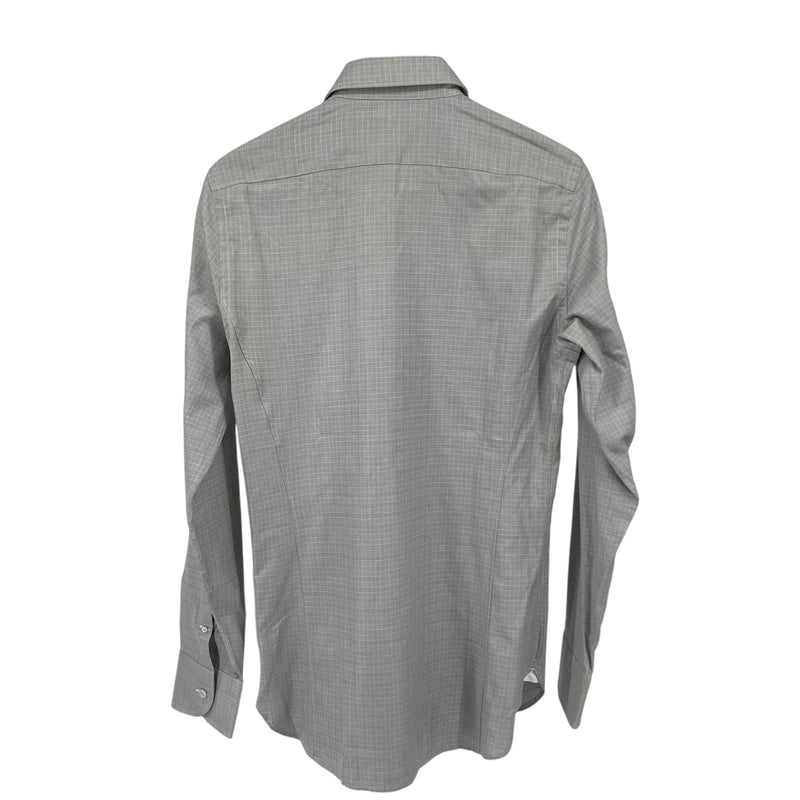 TOM FORD/LS Shirt/39/Cotton/GRY/Glen Check/
