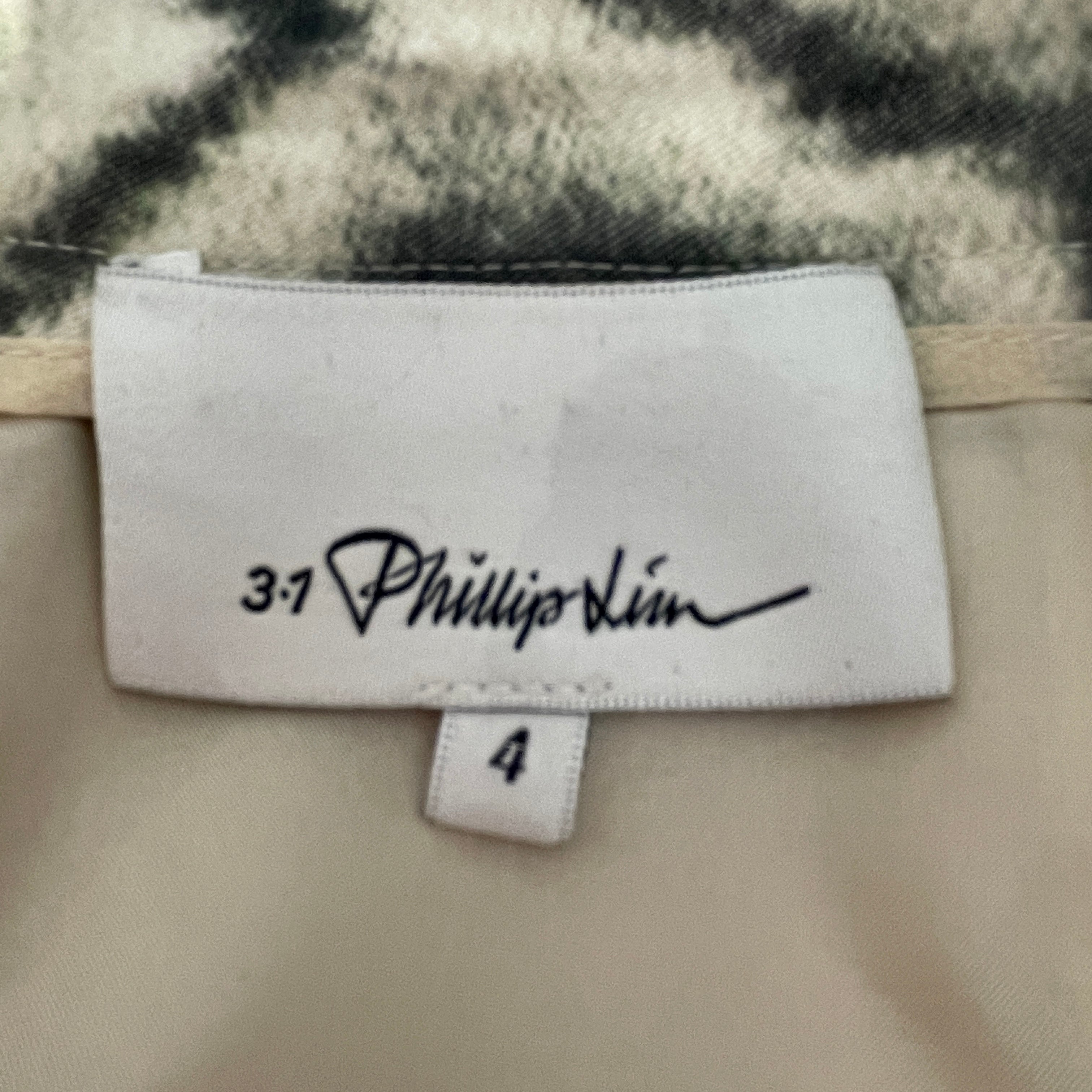 3.1 phillip lim/Bottoms/S/All Over Print/Silk/CRM/ view 3