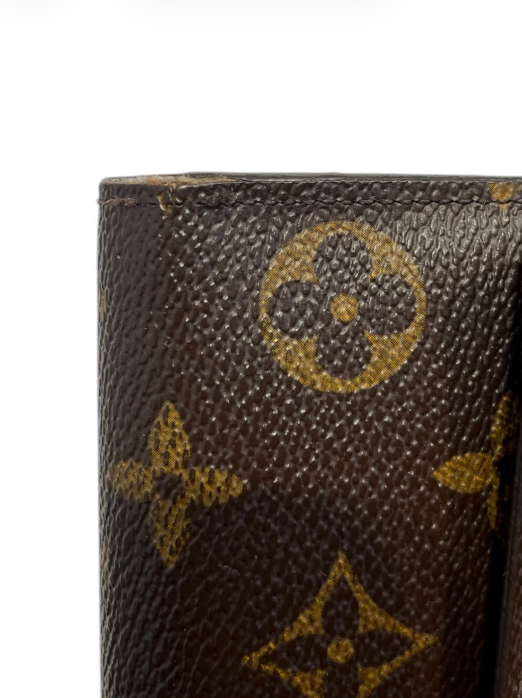 LOUIS VUITTON/Long Wallet/Monogram/Leather/BRW/LV monogram sarah wallet view 7