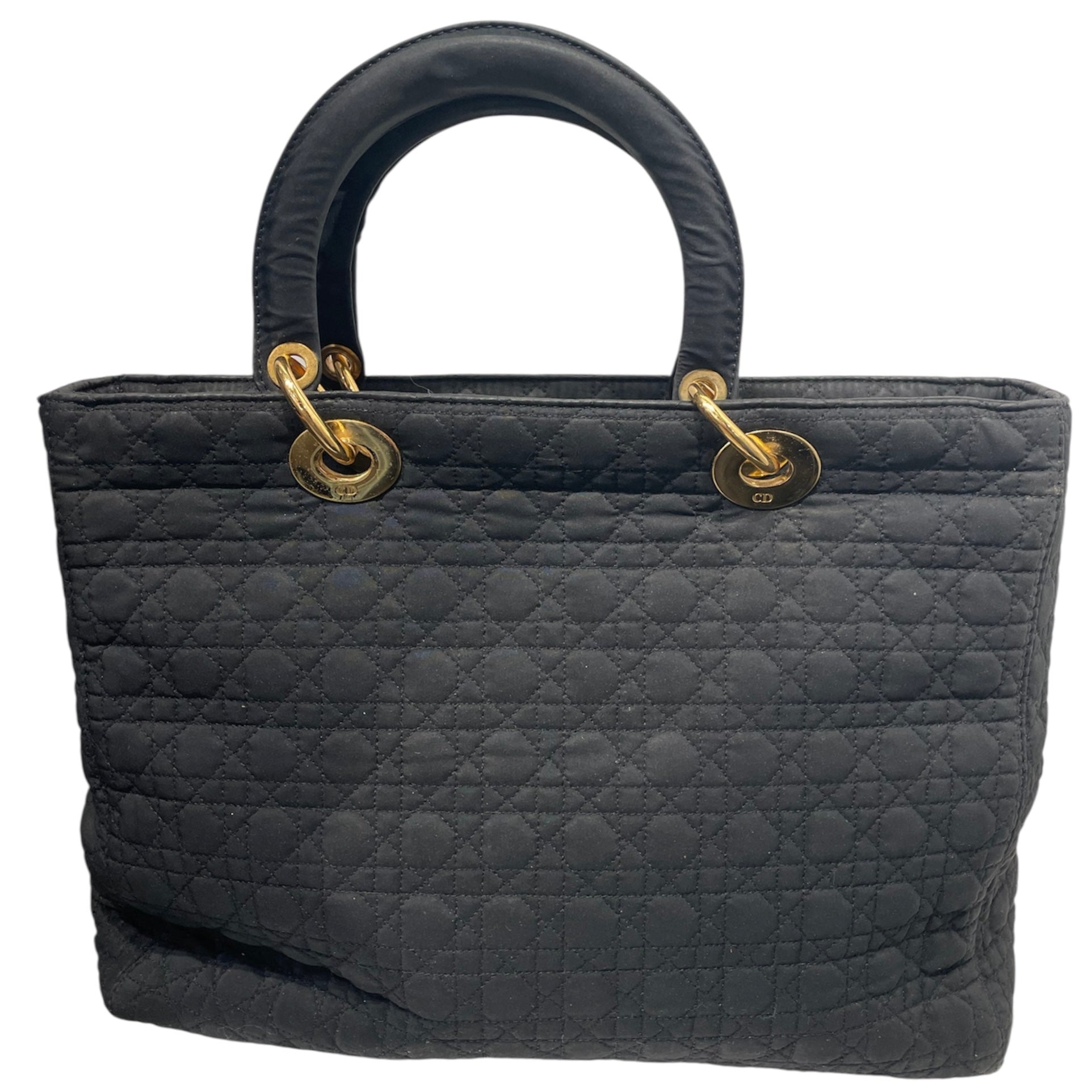 Christian Dior/Bag/BLK/LADY DIOR LARGE QUILTED view 2