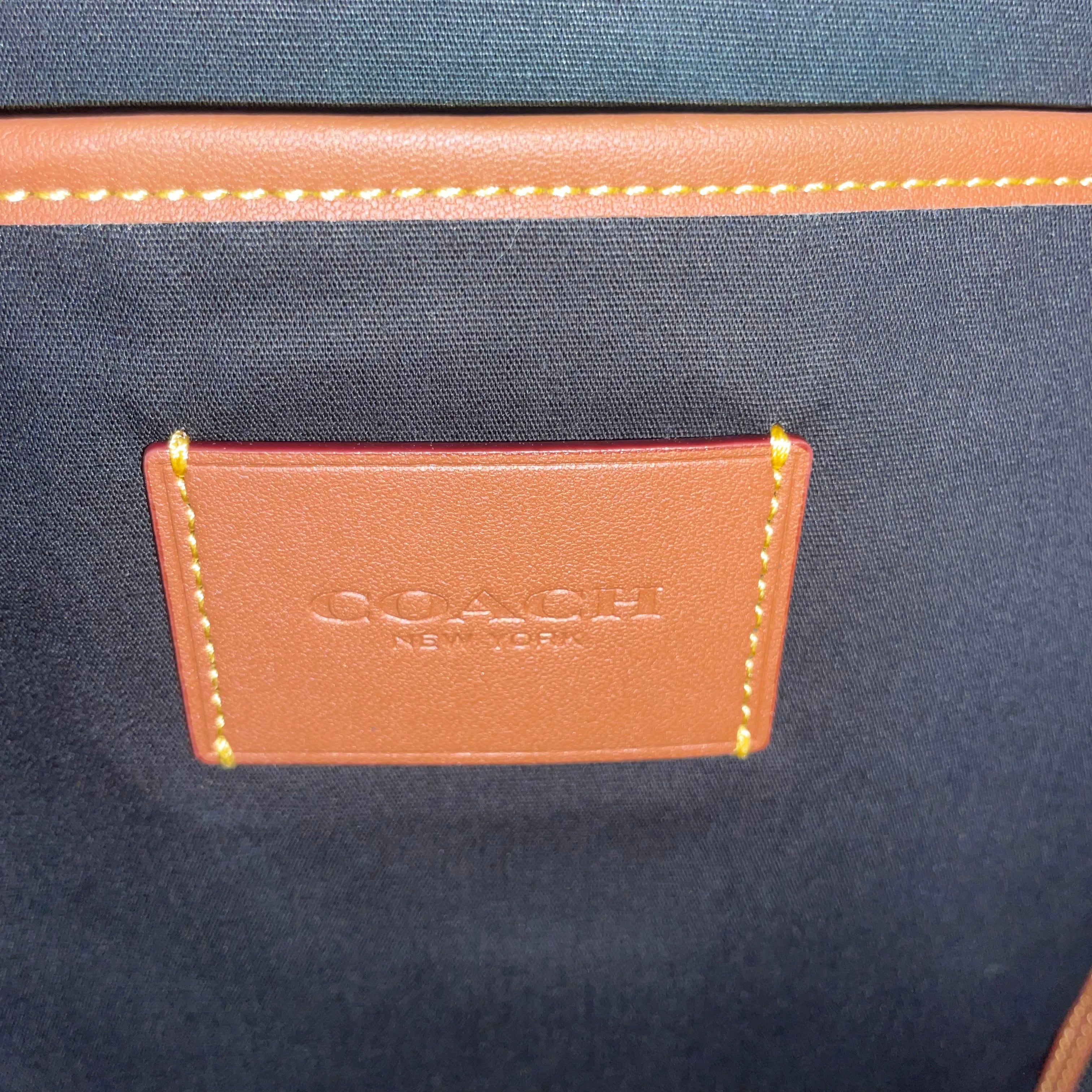 COACH/Backpack/Monogram/Leather/BLK/League Flap Backpack view 5