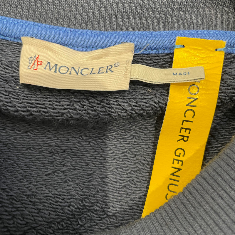 MONCLER/Palm Angels/Sweatshirt/8/Cotton/NVY/