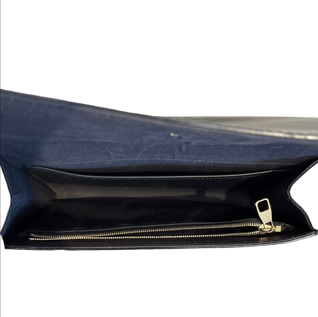 LOUIS VUITTON/Hand Bag/Leather/BLK/Vernis Patent Leather Louise view 4