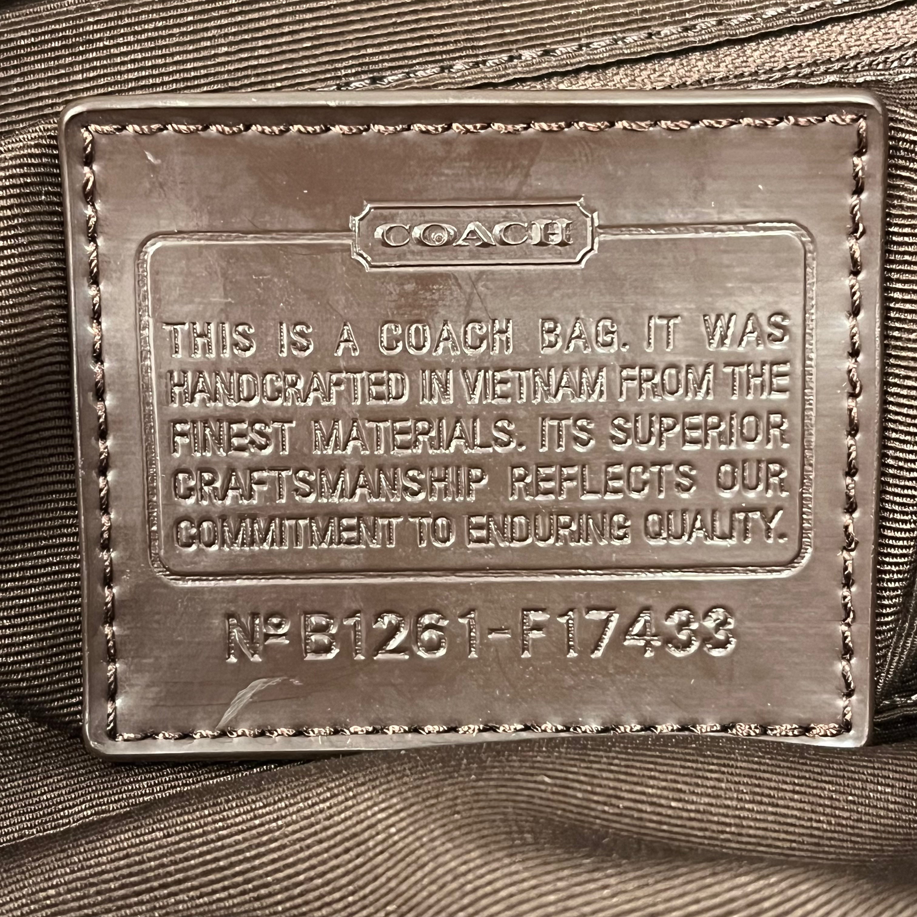 COACH/Tote Bag/Monogram/Cotton/BEG/jacquard view 4