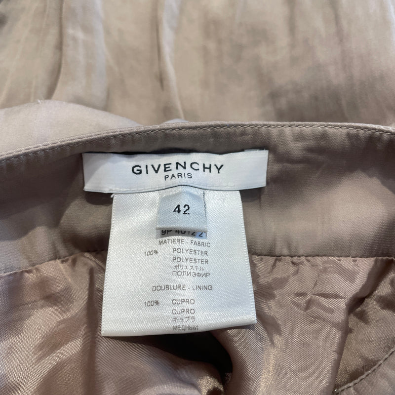GIVENCHY/Long Skirt/42/Polyester/KHK/