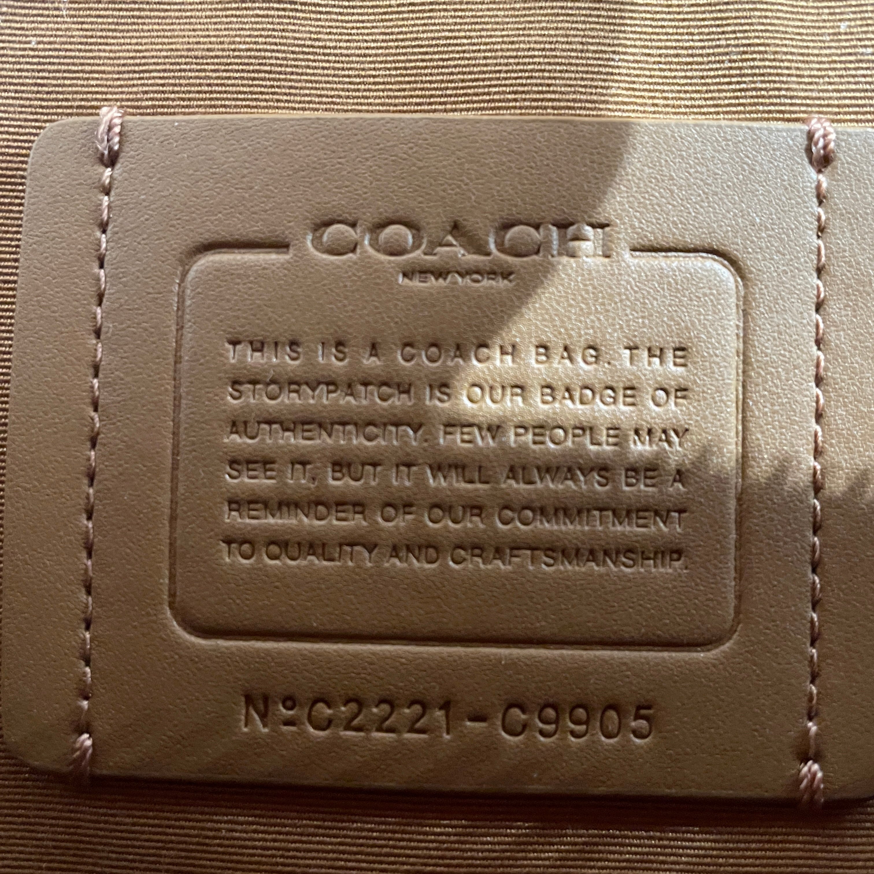 COACH/Backpack/Stripe/Cotton/NVY/C2221-C9905 view 4