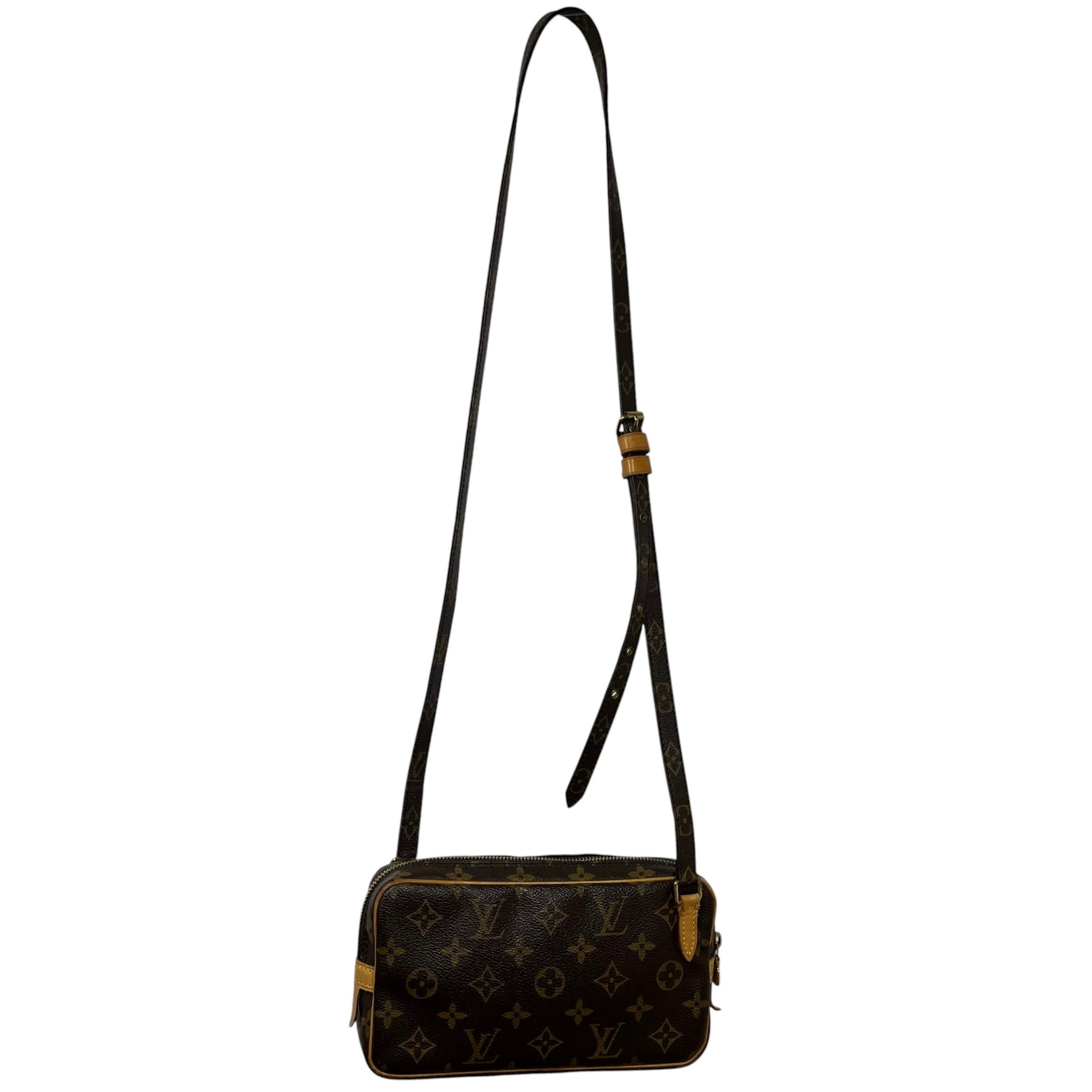 LOUIS VUITTON/Cross Body Bag/Monogram/Leather/BRW/Marley Monogram view 2