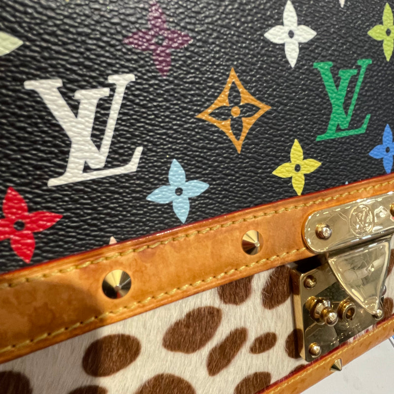 LOUIS VUITTON/Clutch Bag/Monogram/Leather/MLT/DALMATIAN SAC RABAT