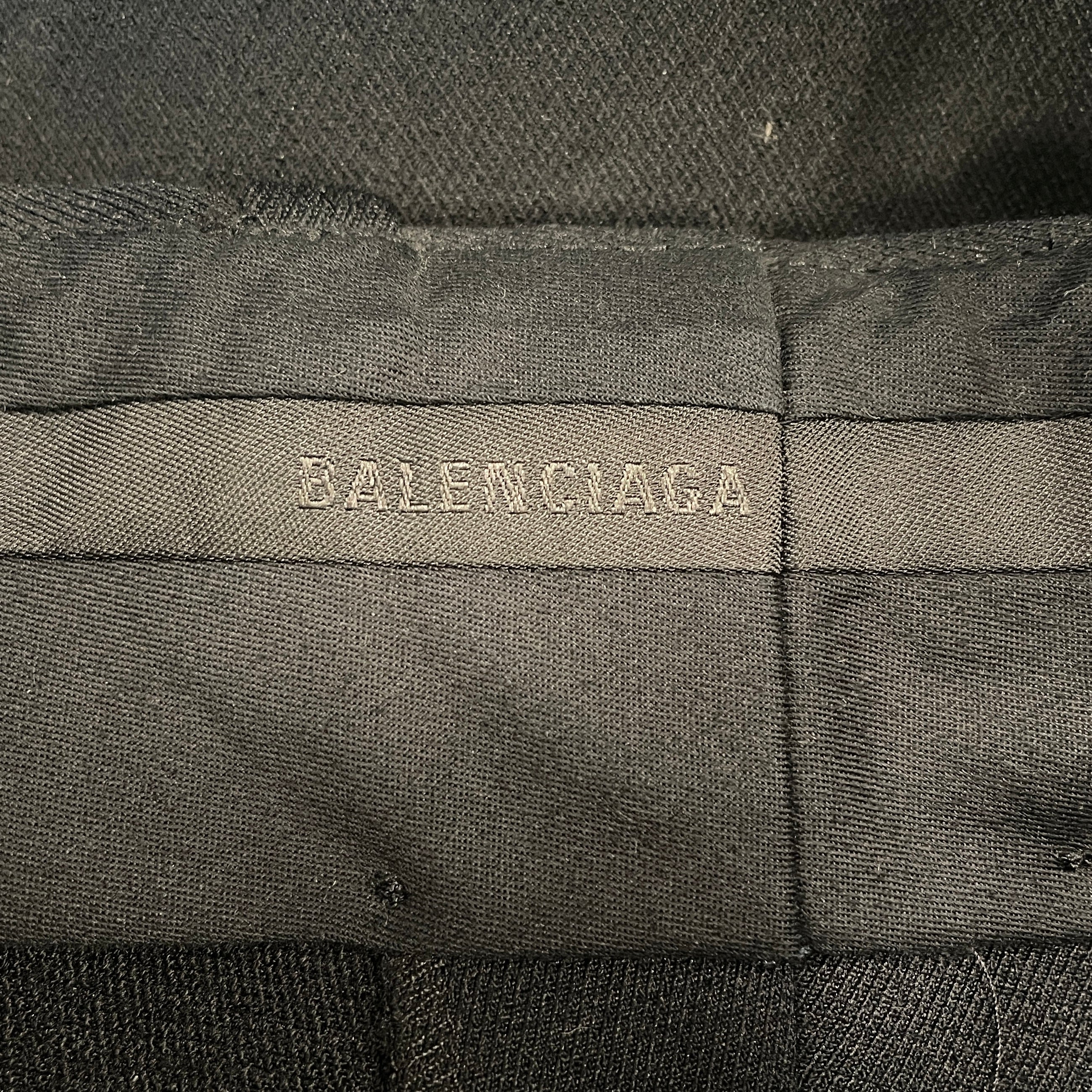BALENCIAGA/Skinny Pants/48/Cotton/BLK/HOOK BOTTOM view 4