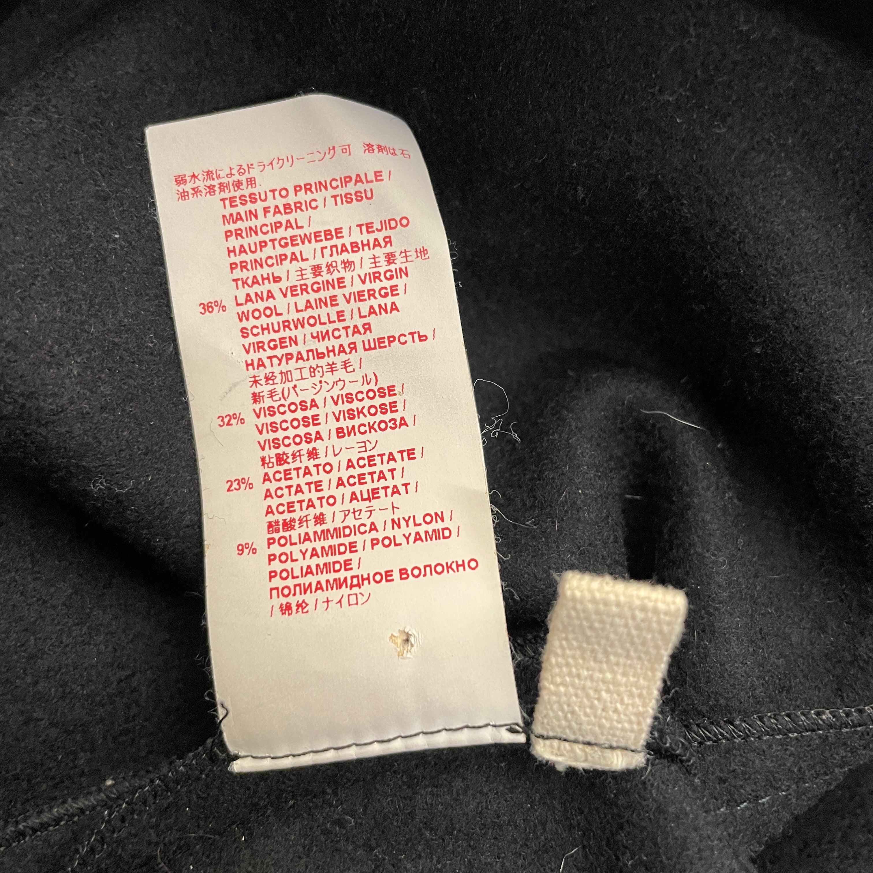 MARNI/LS Blouse/40/Wool/BLK/ view 5