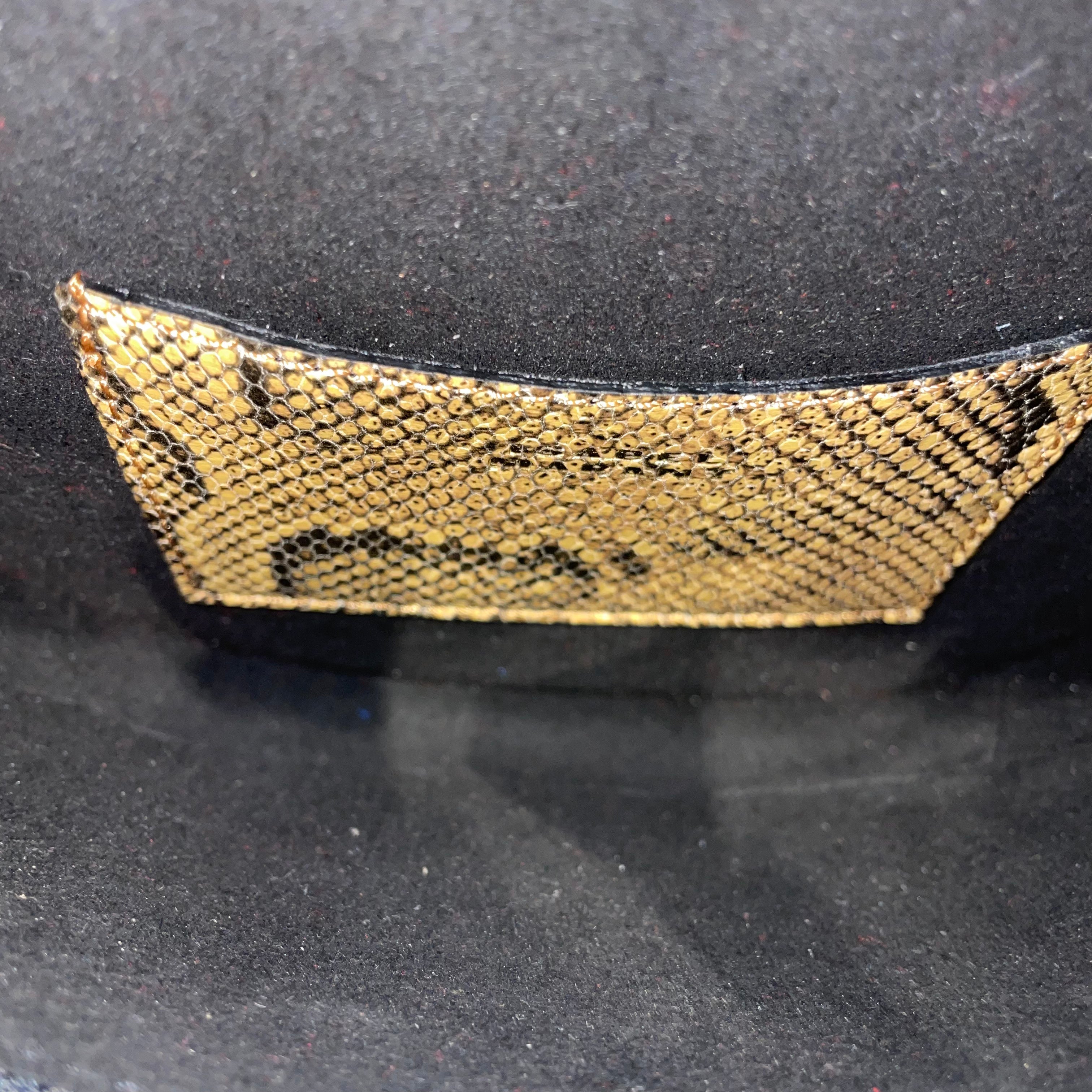 ISABEL MARANT/Fanny Pack/Animal Pattern/Leather/GLD/SNAKE SKIN / GOLD STUDS view 5