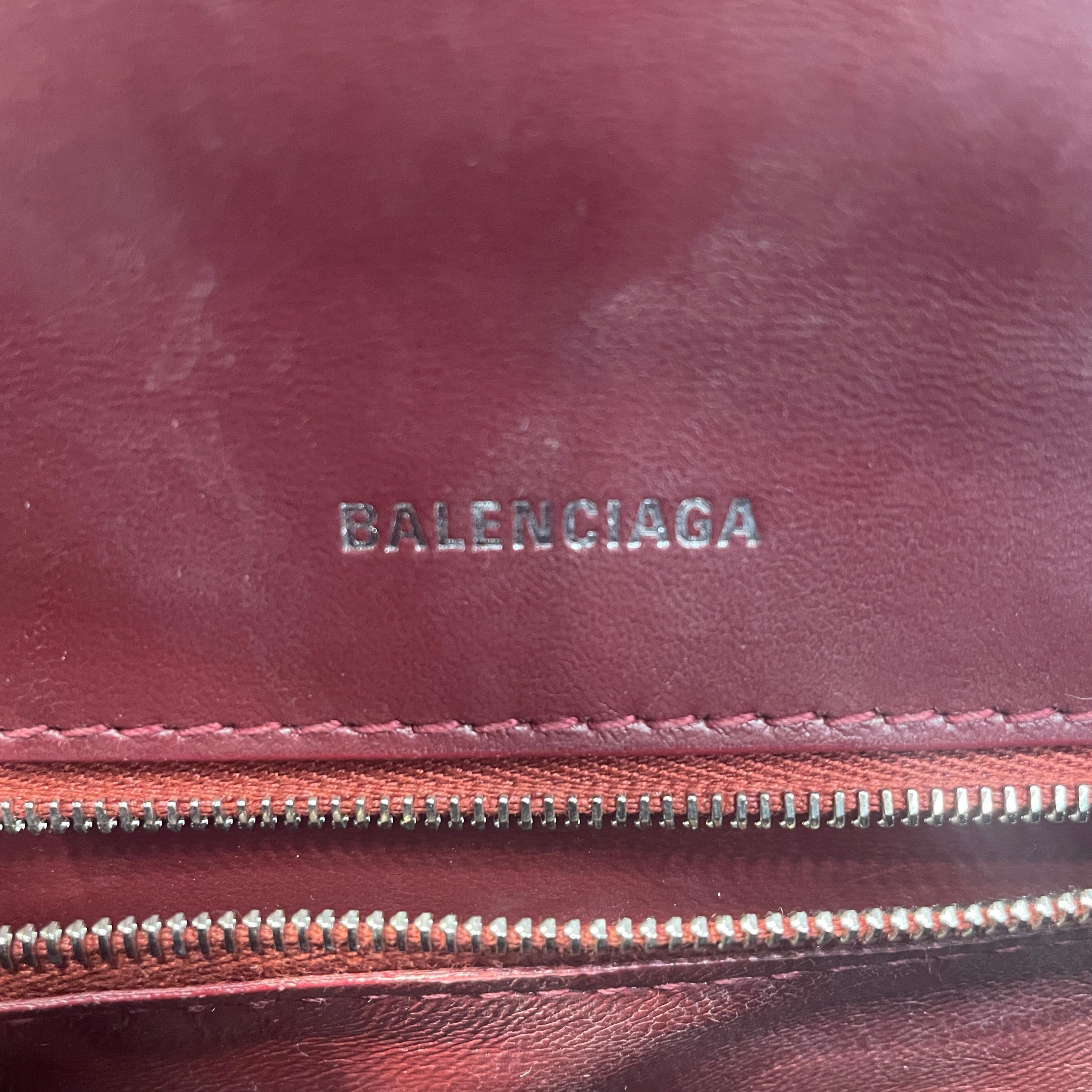 BALENCIAGA/Cross Body Bag/Leather/BRD/Hourglass view 5