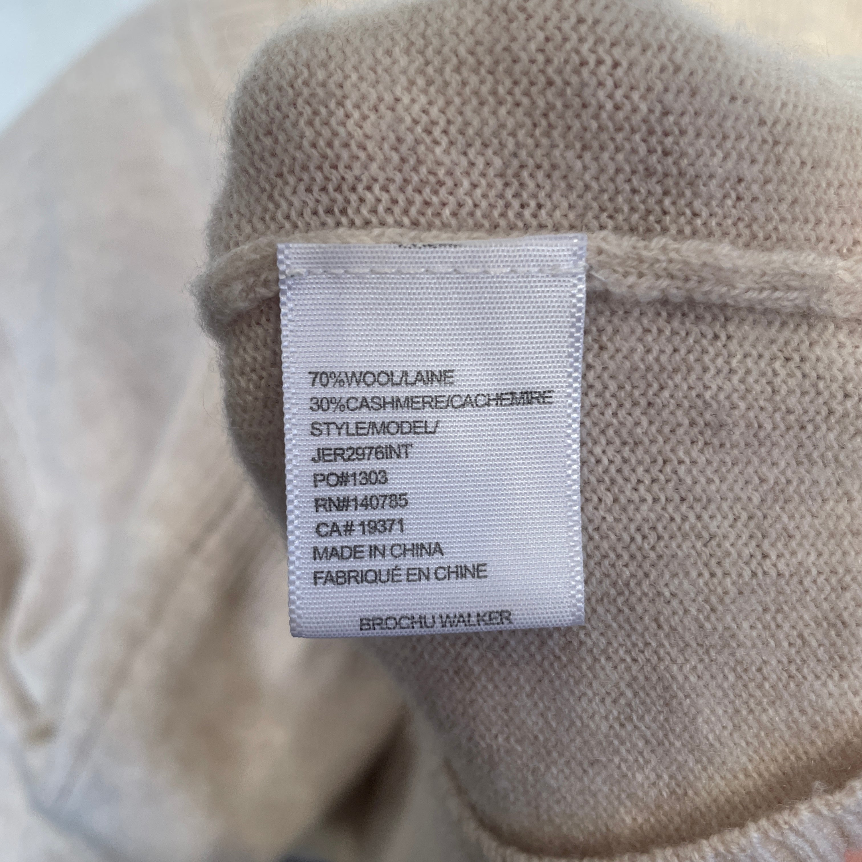 BROCHU WALKER /Sweater/XS/Cotton/CRM/BROCHU WALKER SWEATER SZ XS view 4