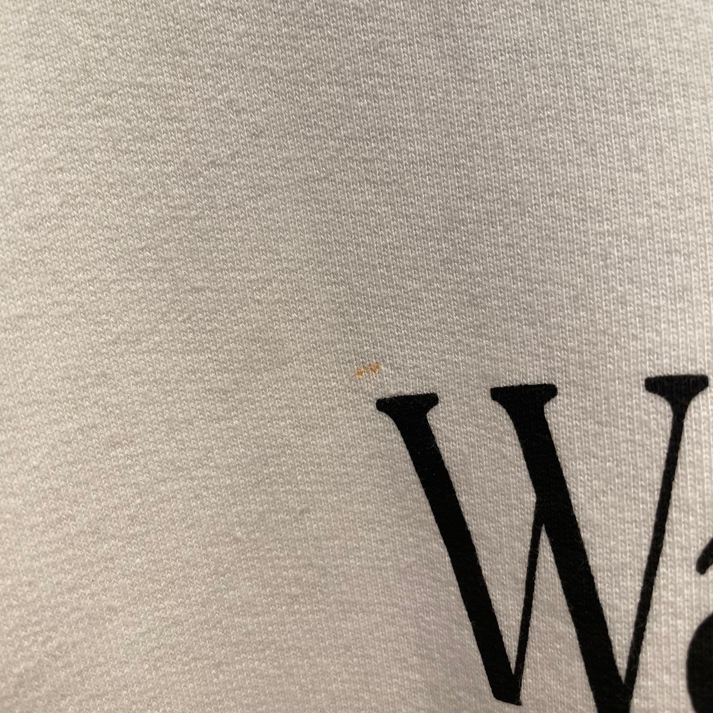 OFF-WHITE/DOVER STREET MARKET/Sweatshirt/L/Graphic/Cotton/WHT/watch your back view 5