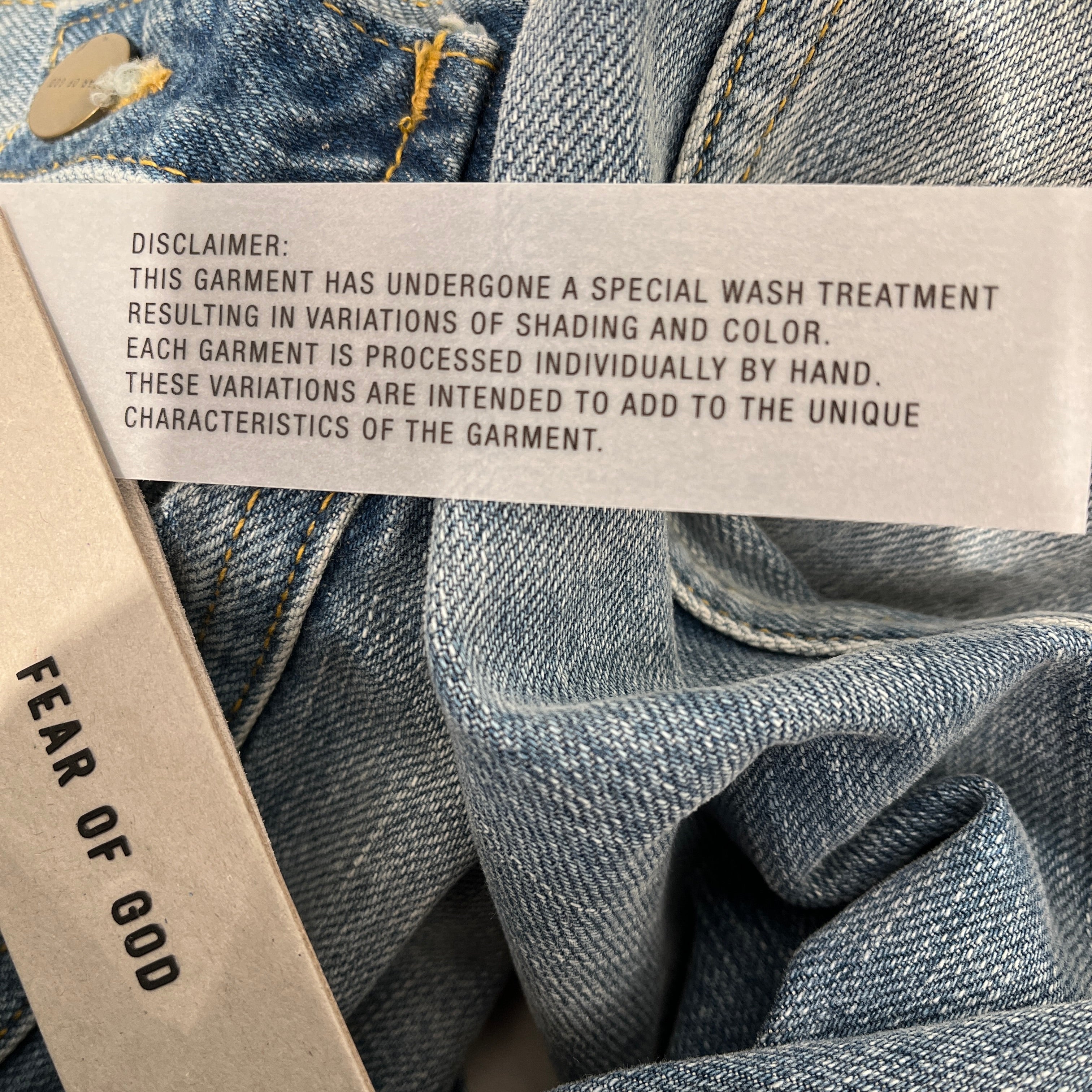 FEAR OF GOD/Denim Jkt/M/Denim/BLU/7TH COLLECTION TRUCKER JAC 002 view 7