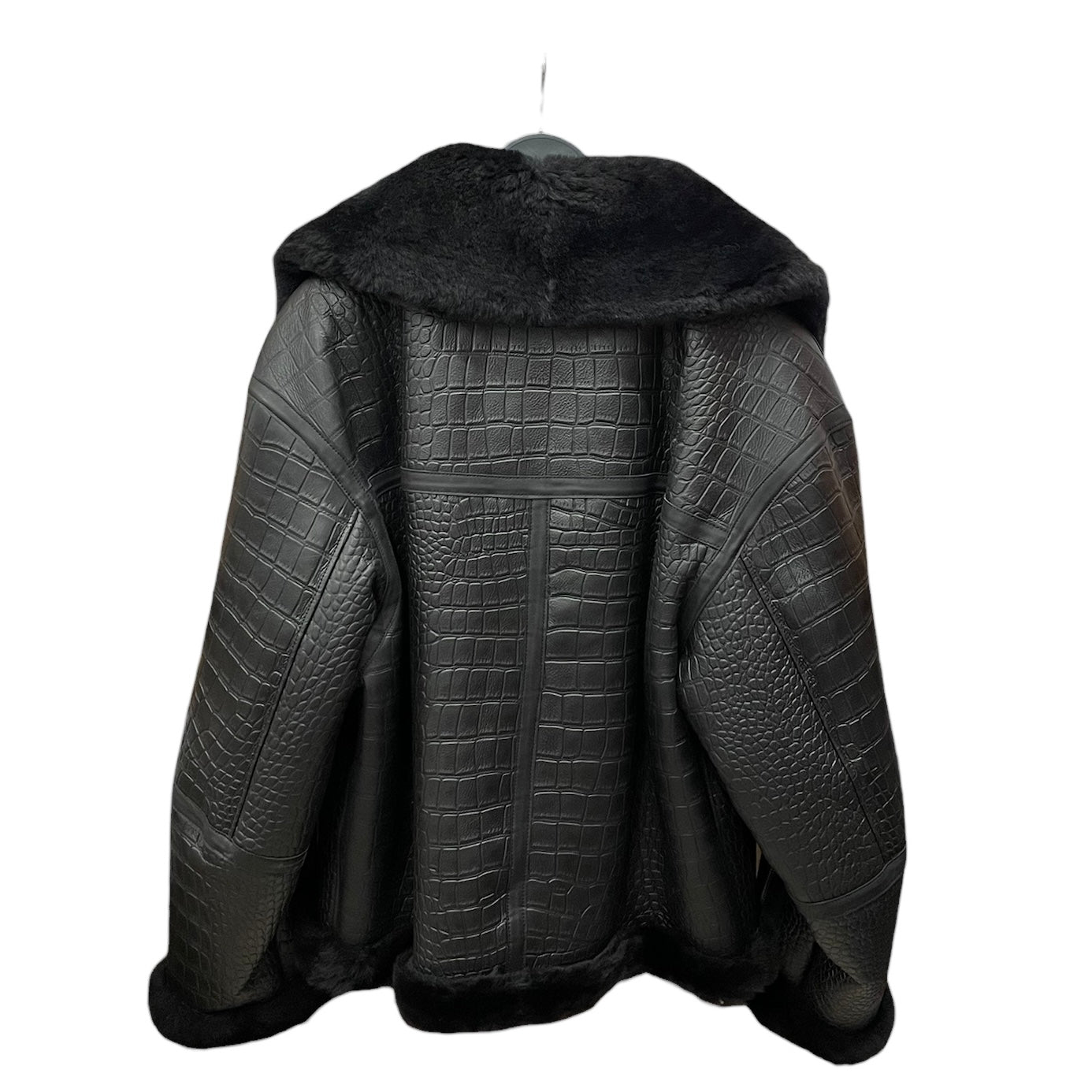 MACKAGE/Coat/42/Faux Leather/BLK/Animal Pattern/ view 2