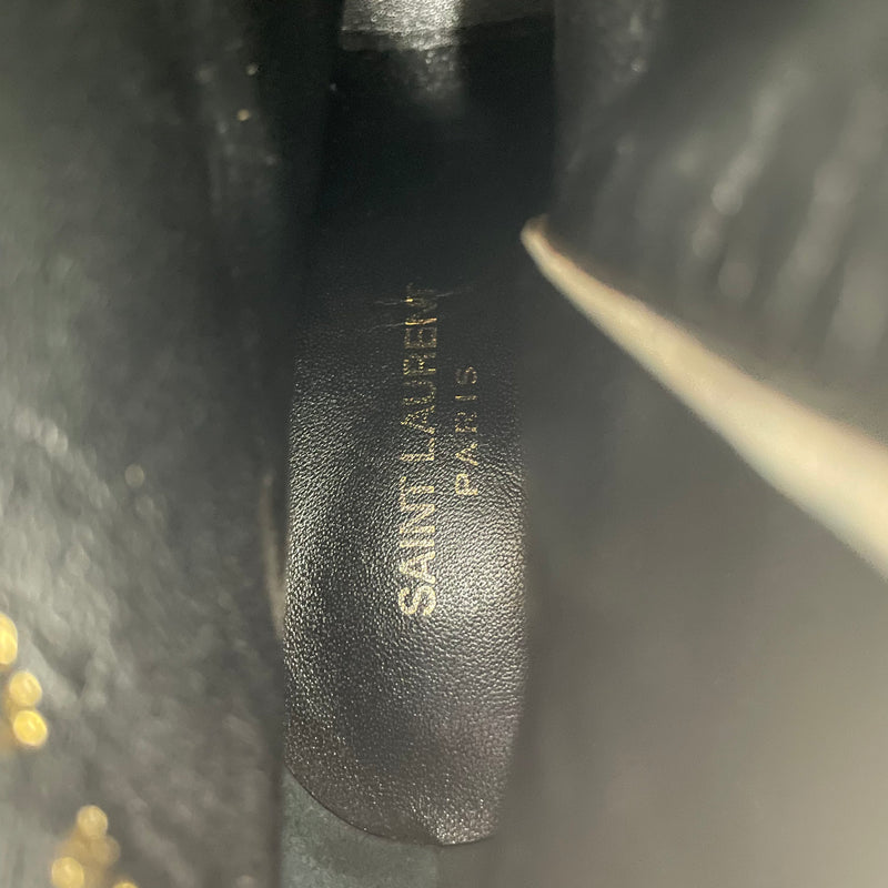 SAINT LAURENT/Ankle Boots/EU 39.5/Suede/CML/
