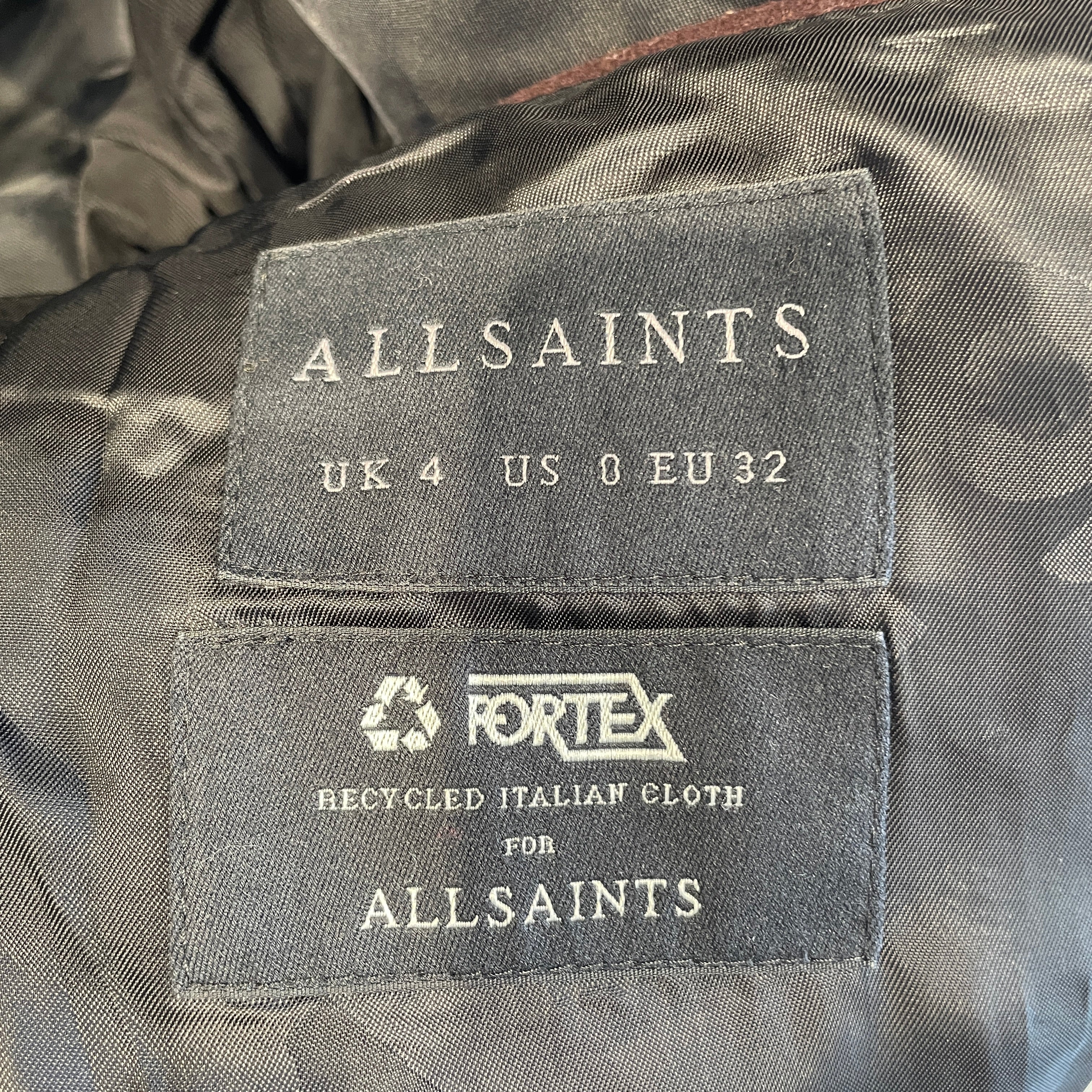 ALLSAINTS/Jacket/8/Wool/BRD/RUMMY/NAPOLEON view 3
