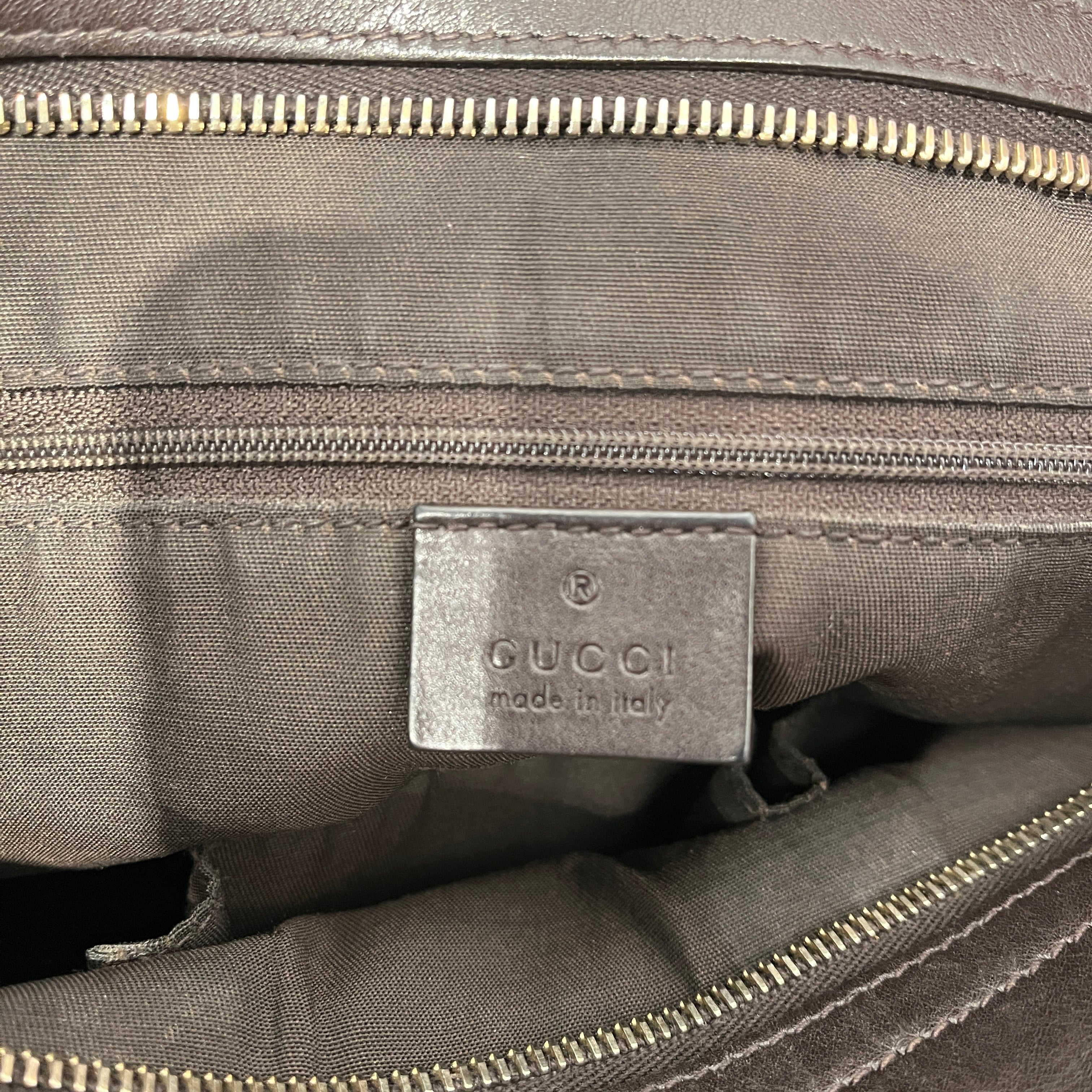 GUCCI/Bag/Leather/BRW/SHOULDER BAG view 5
