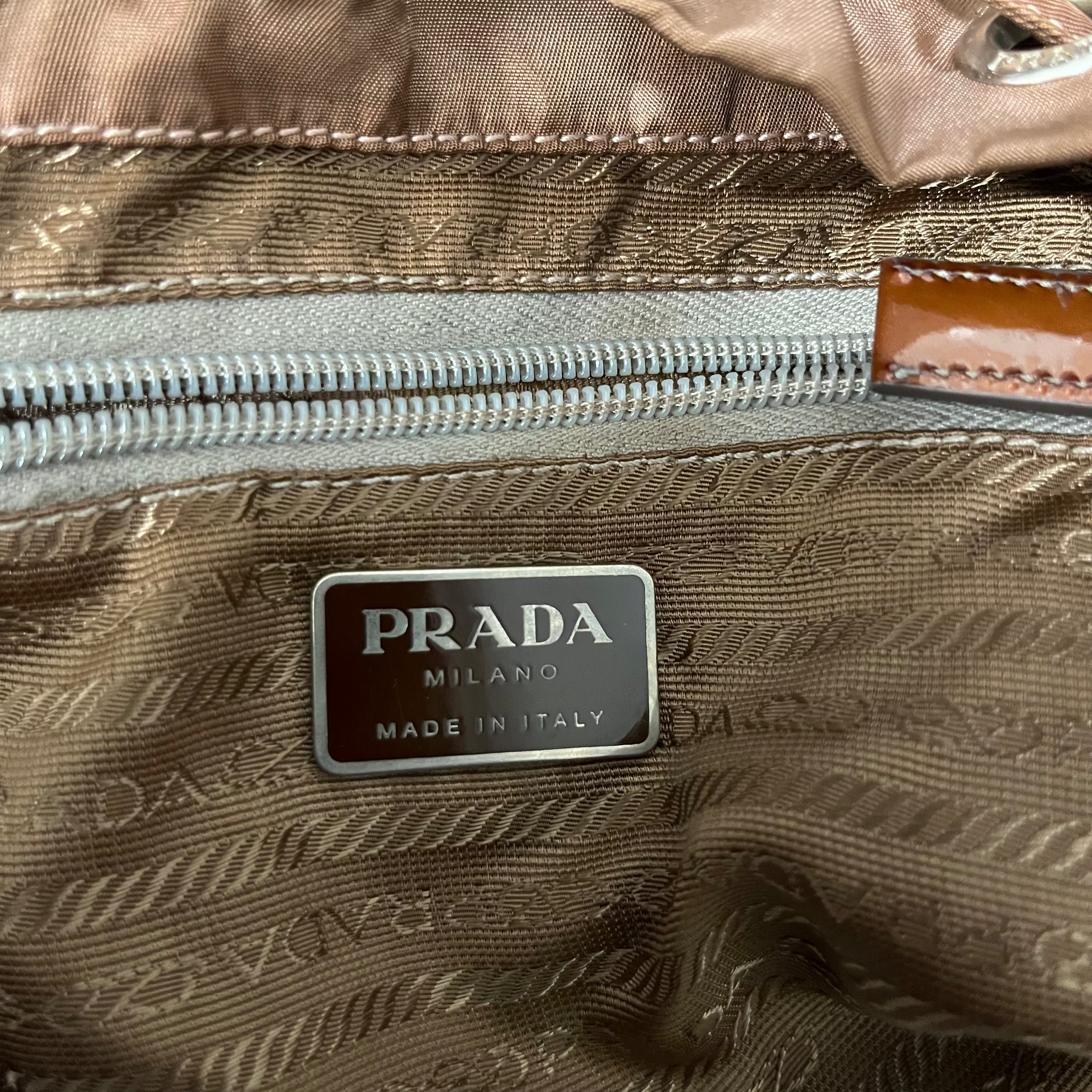 PRADA/Backpack/Nylon/BRW/tessuto view 6
