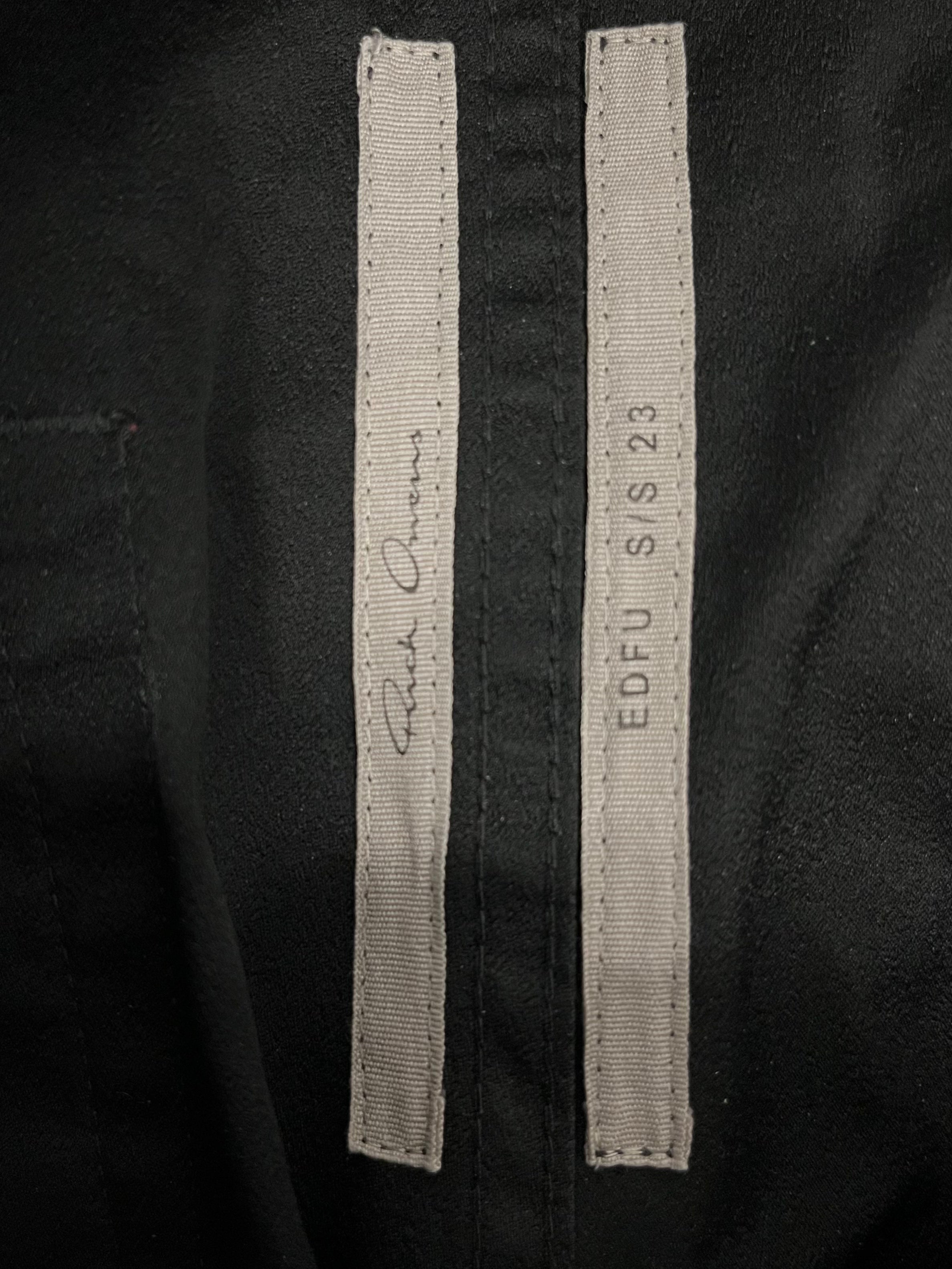 Rick Owens/Bootcut Pants/27/Polyester/BLK/High-waisted/FLARED HIGH WAISTED PANT view 3