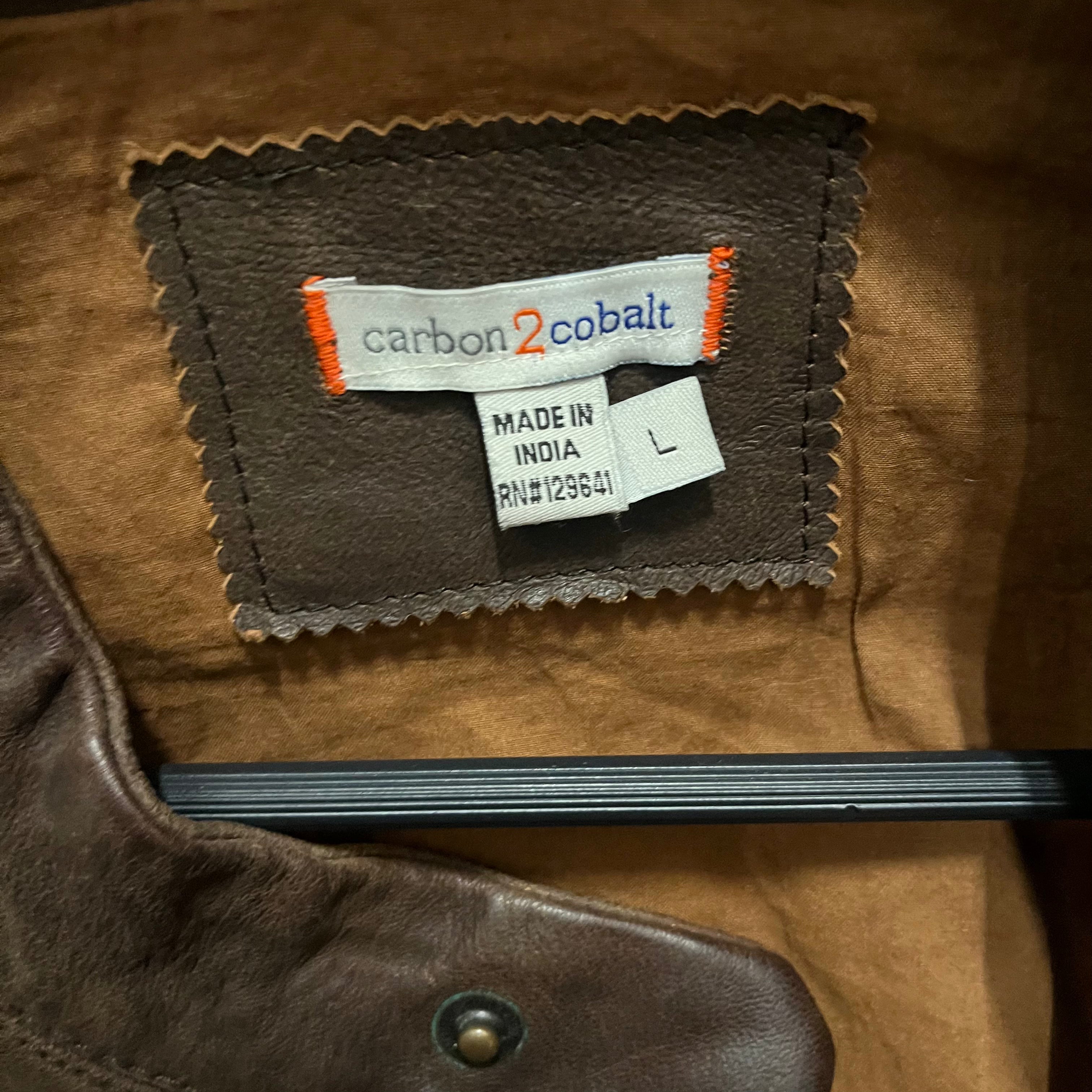 Carbon2Colbalt/Leather Jkt/L/Leather/BRW/ view 3