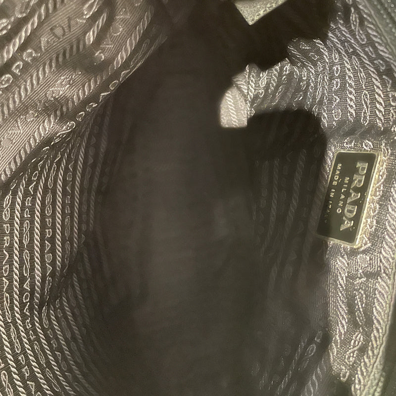 PRADA/Hand Bag/Polyester/GRN/TOTE