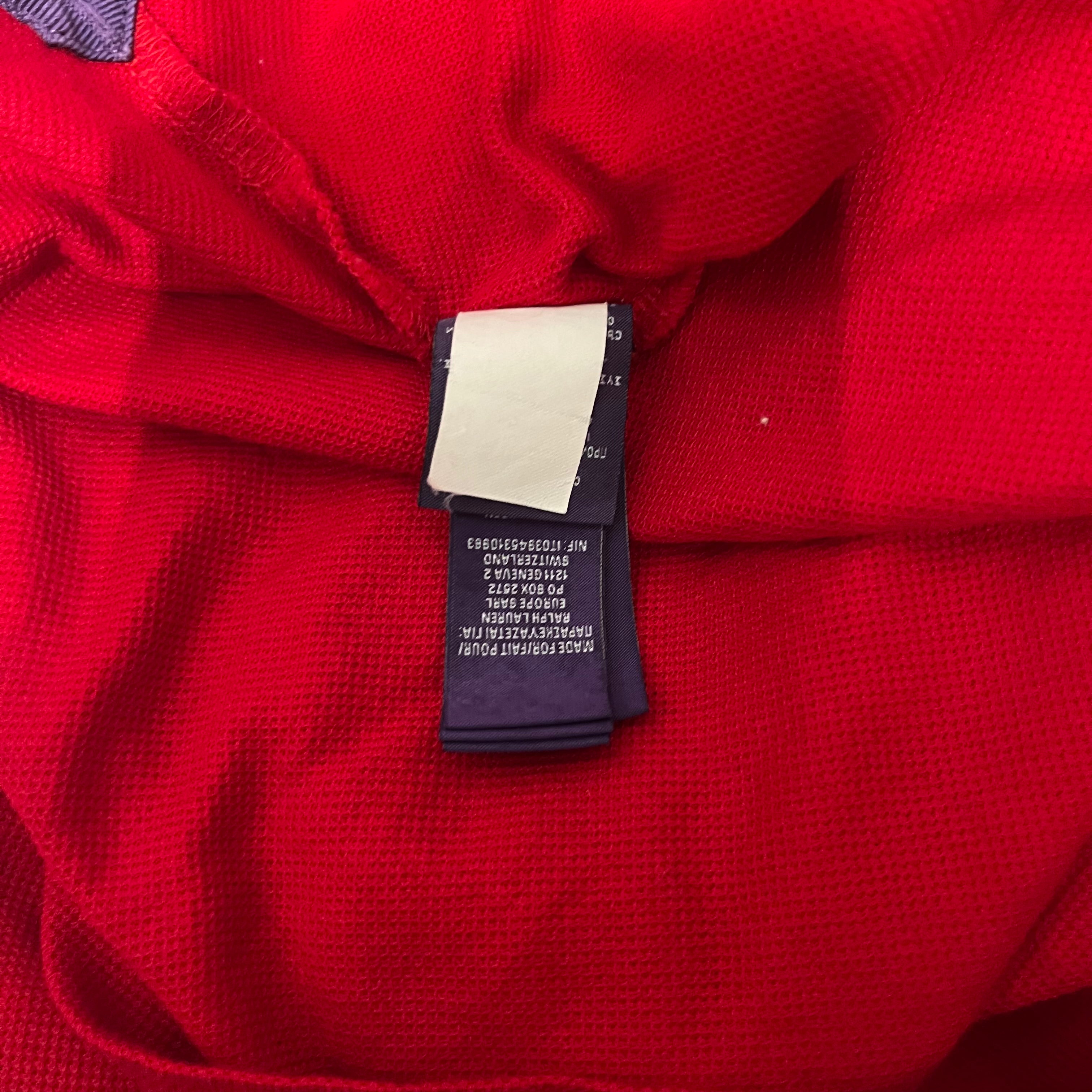 RALPH LAUREN PURPLE LABEL/Polo Shirt/XL/Cotton/RED/ view 4